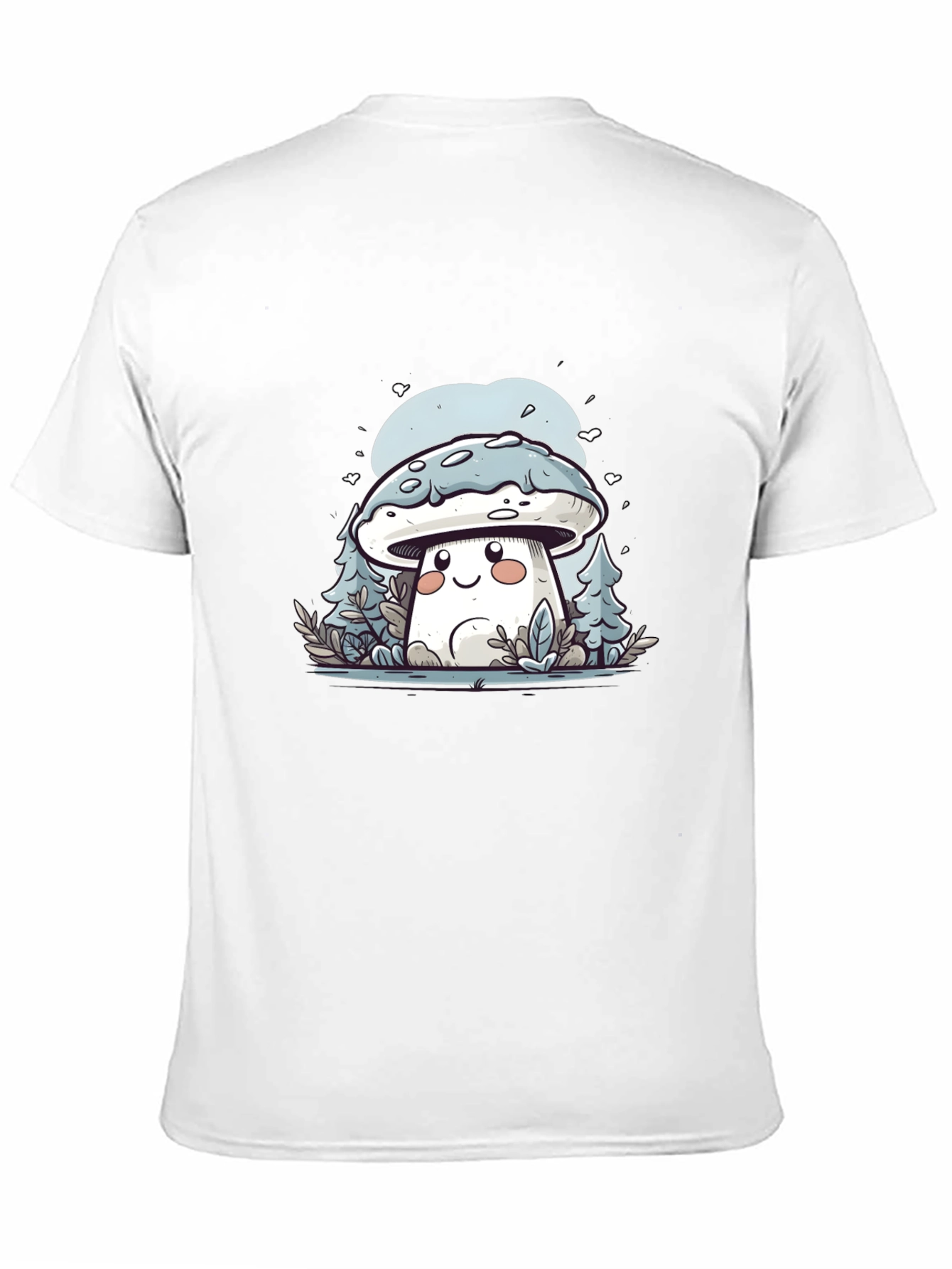 Cute Mushroom Cartoon T-Shirt