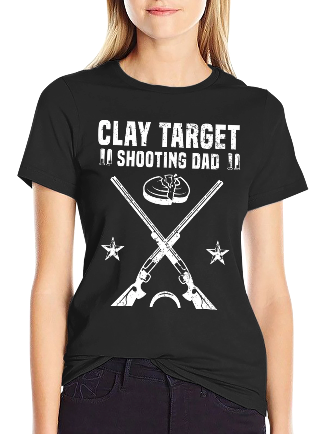 Clay Target Shooting Dad T-Shirt