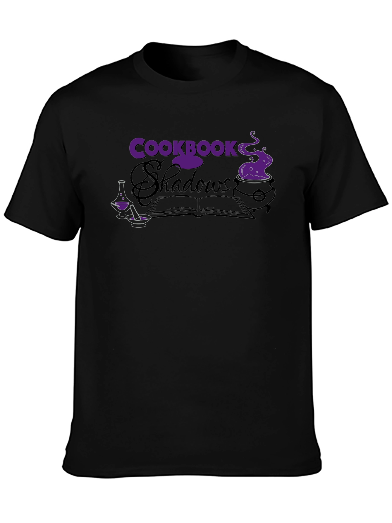 Cookbook Shadows T-Shirt - Gothic Novelty Tee