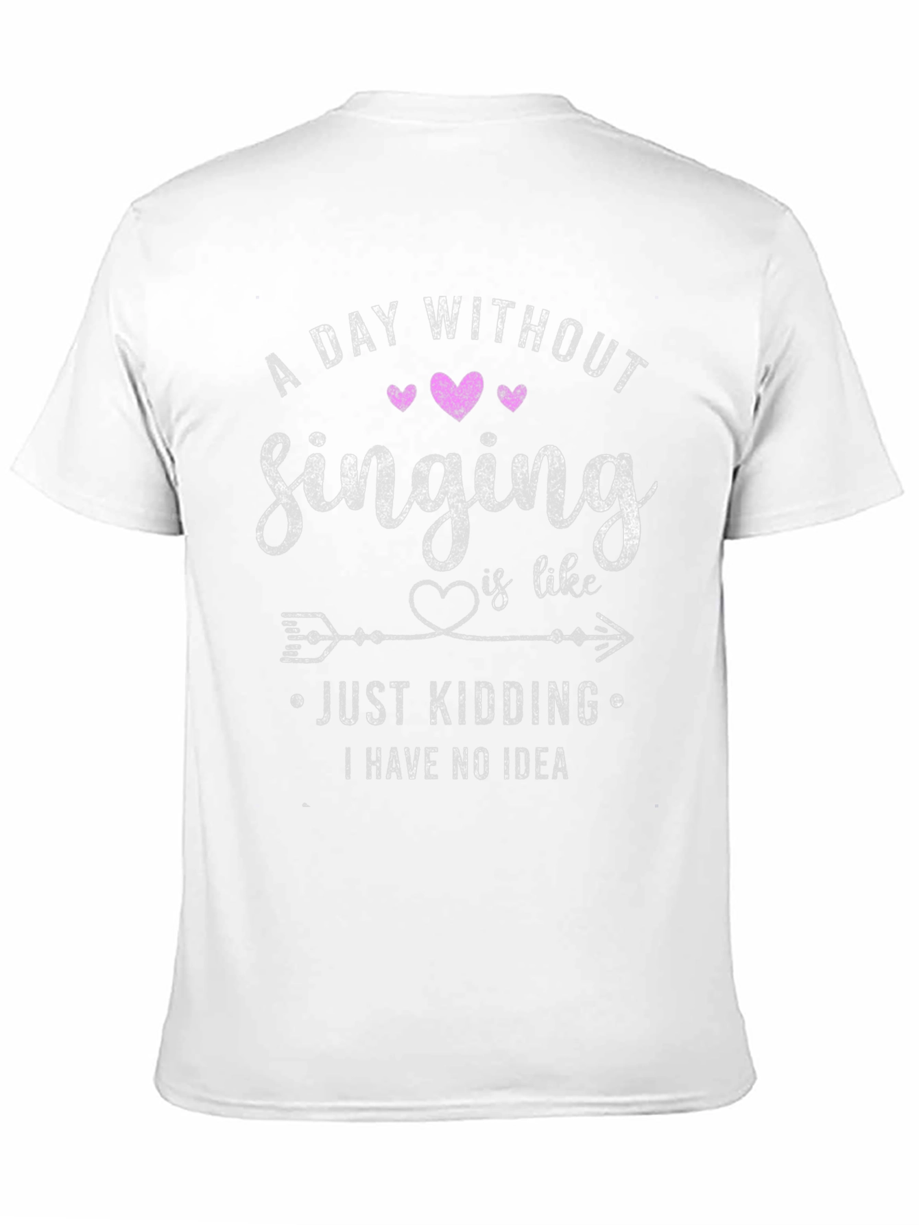 Singing Lovers Tee: A Day Without Singing...Just Kidding!