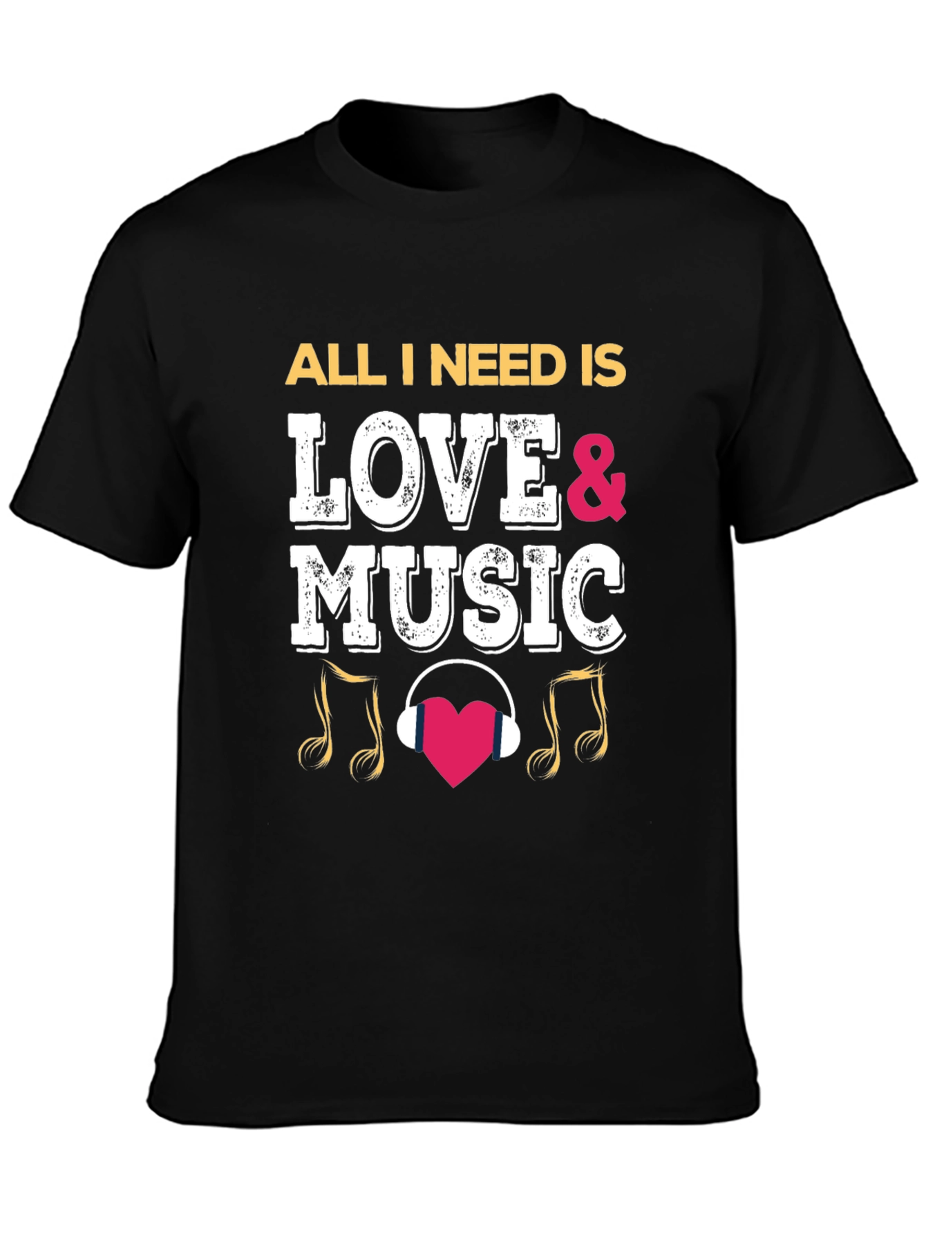 Love and Music T-Shirt - Trendy Graphic Tee