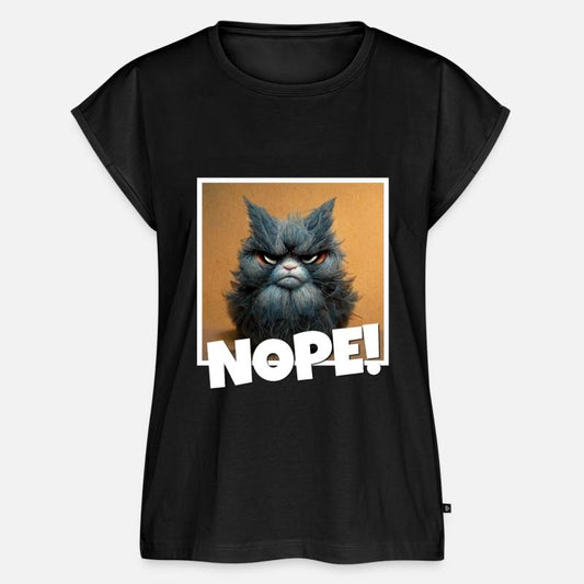 3d cat grumpy Coffee I hate people good morning