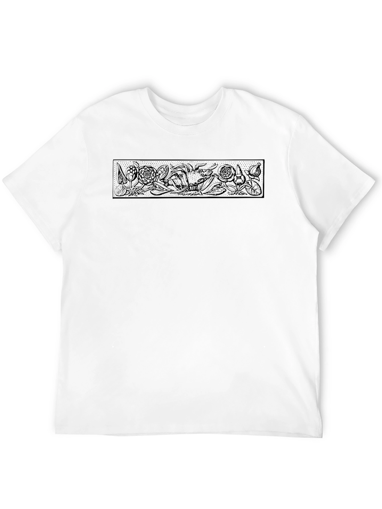 Monochrome Floral T-Shirt