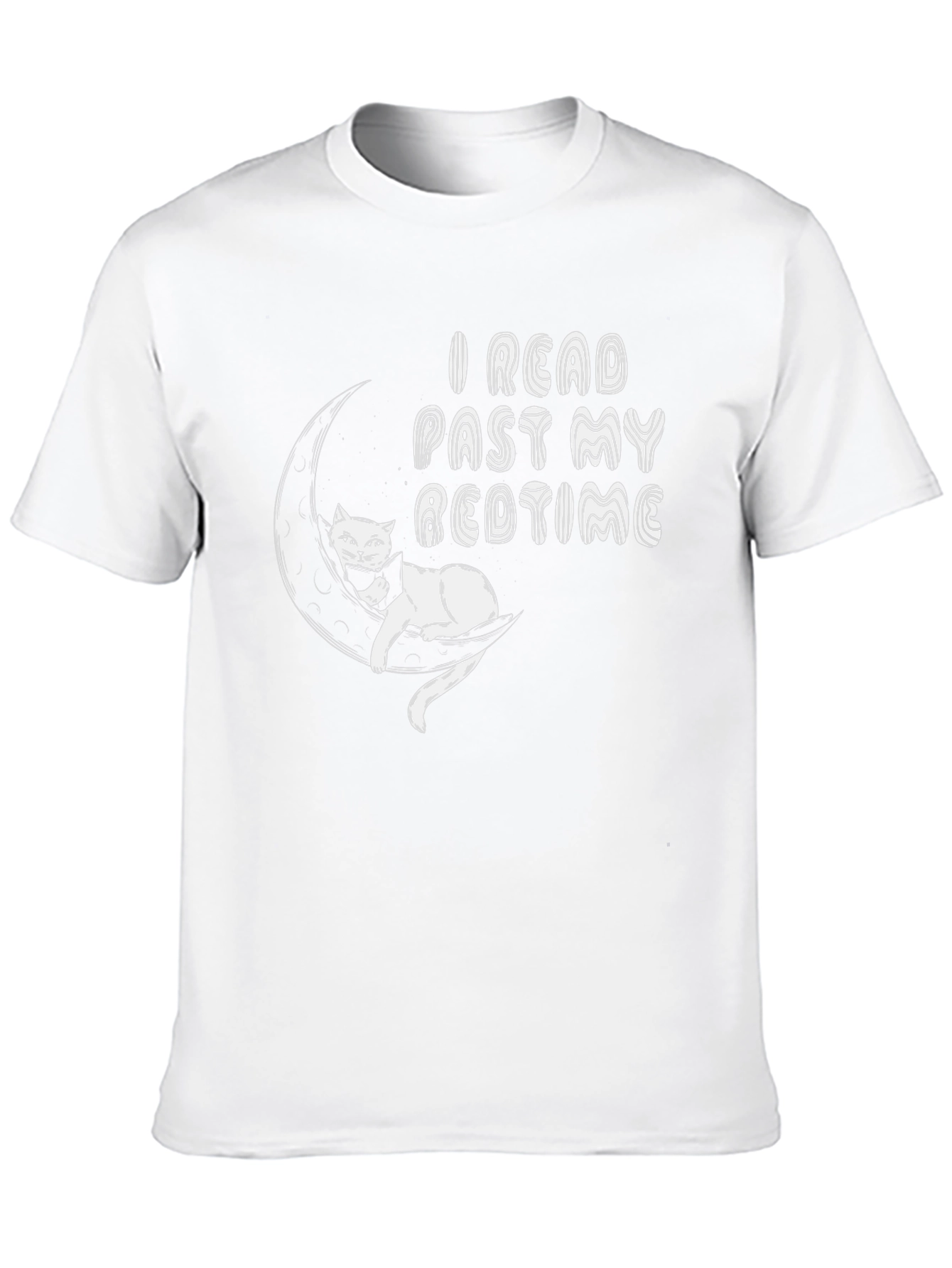 I Read Past My Bedtime Black T-Shirt