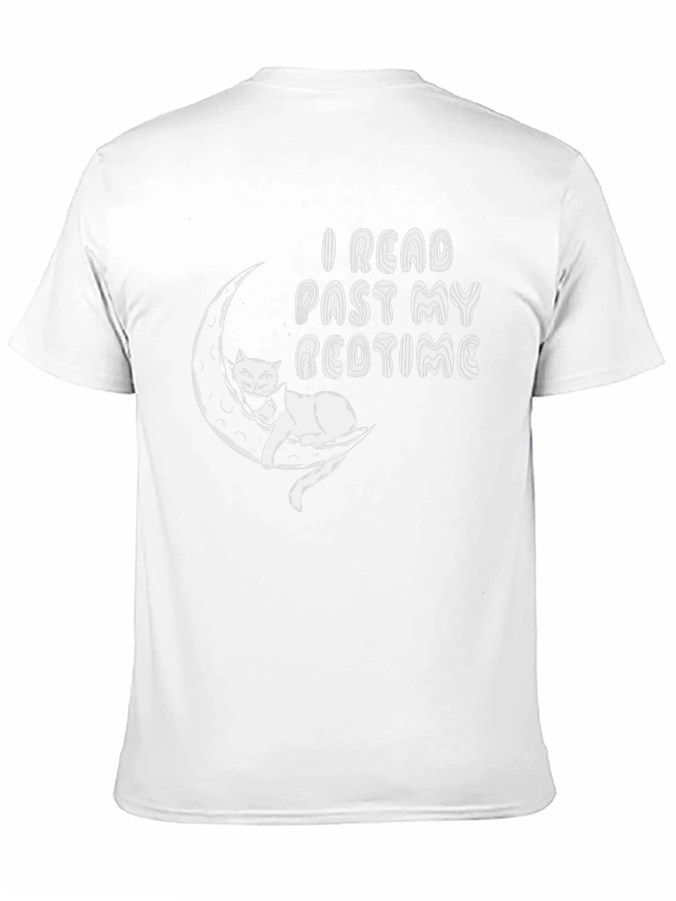 I Read Past My Bedtime Black T-Shirt