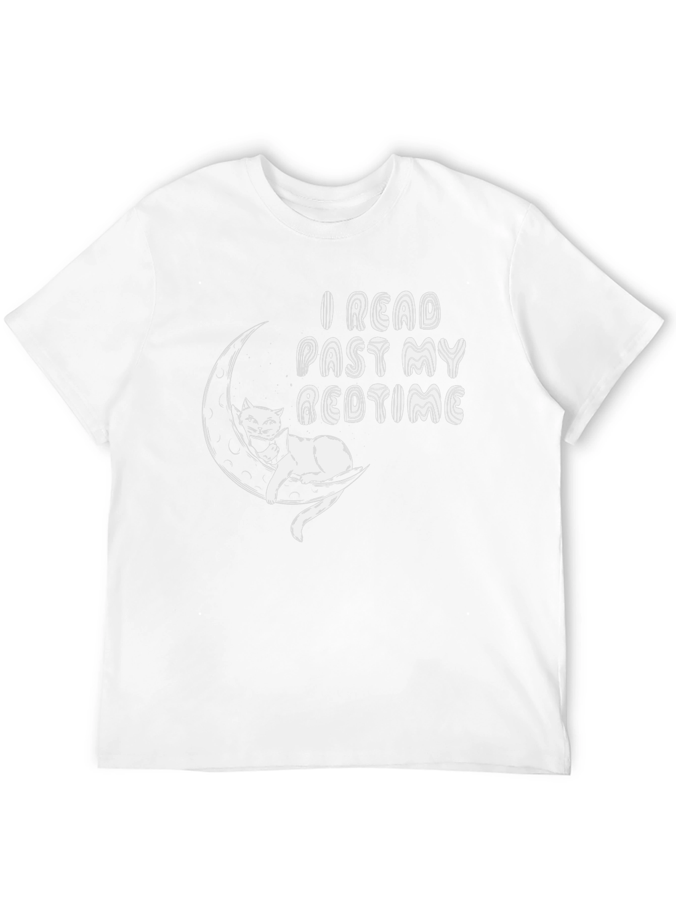 I Read Past My Bedtime Black T-Shirt