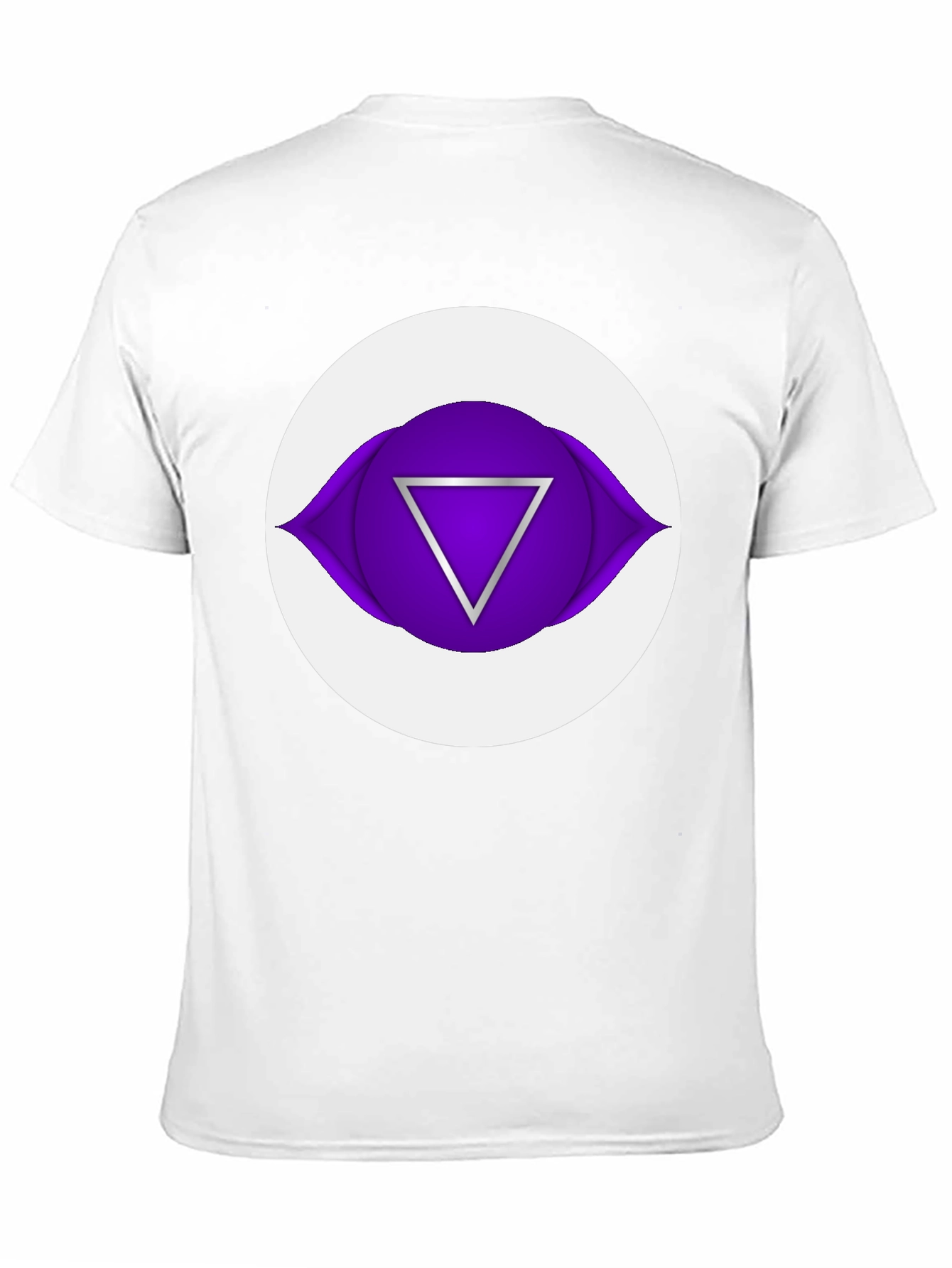 Third Eye Chakra Graphic Tee - Black Cotton T-Shirt