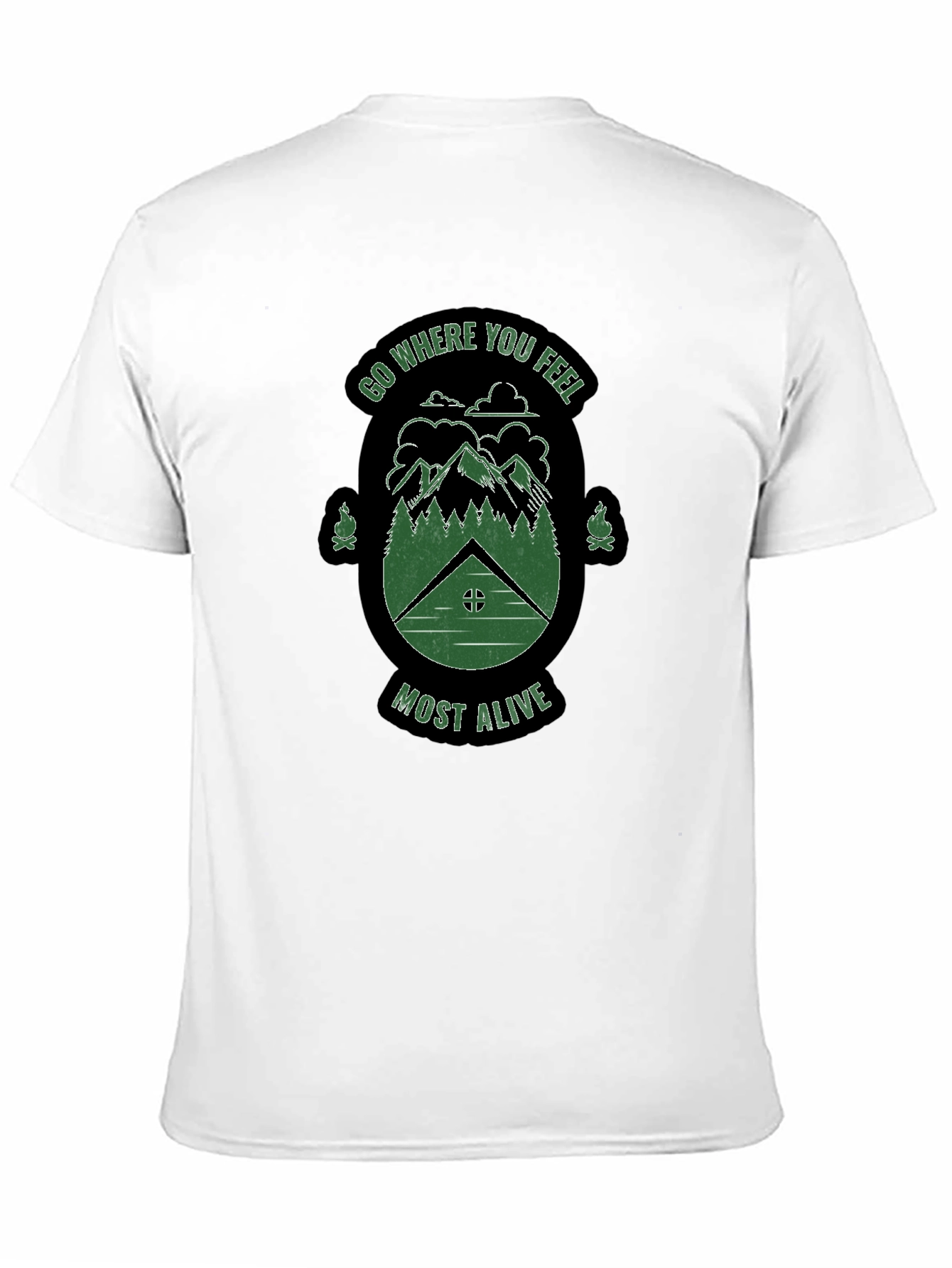 Adventure Awaits Graphic Tee - Black