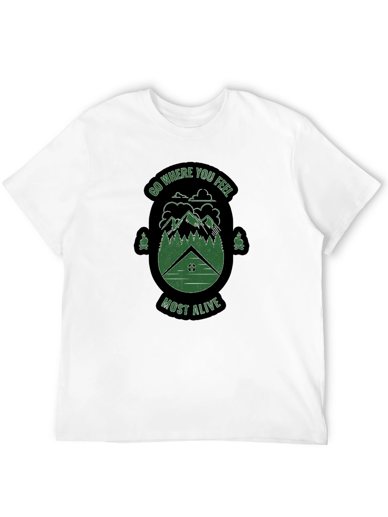 Adventure Awaits Graphic Tee - Black