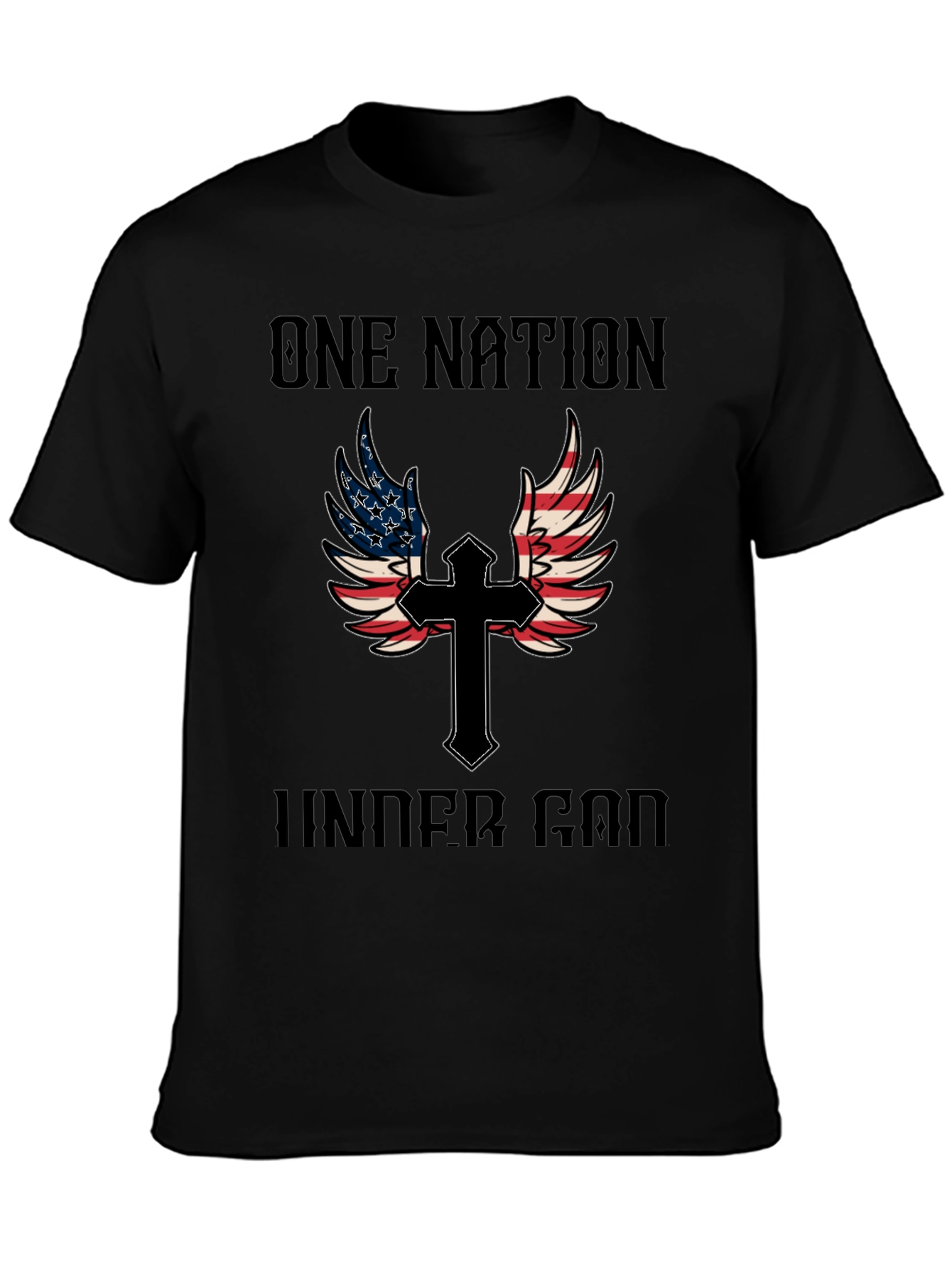 One Nation Under God T-Shirt - Patriotic Christian Tee