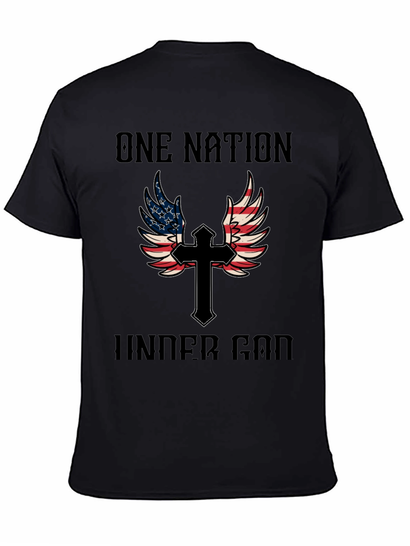 One Nation Under God T-Shirt - Patriotic Christian Tee