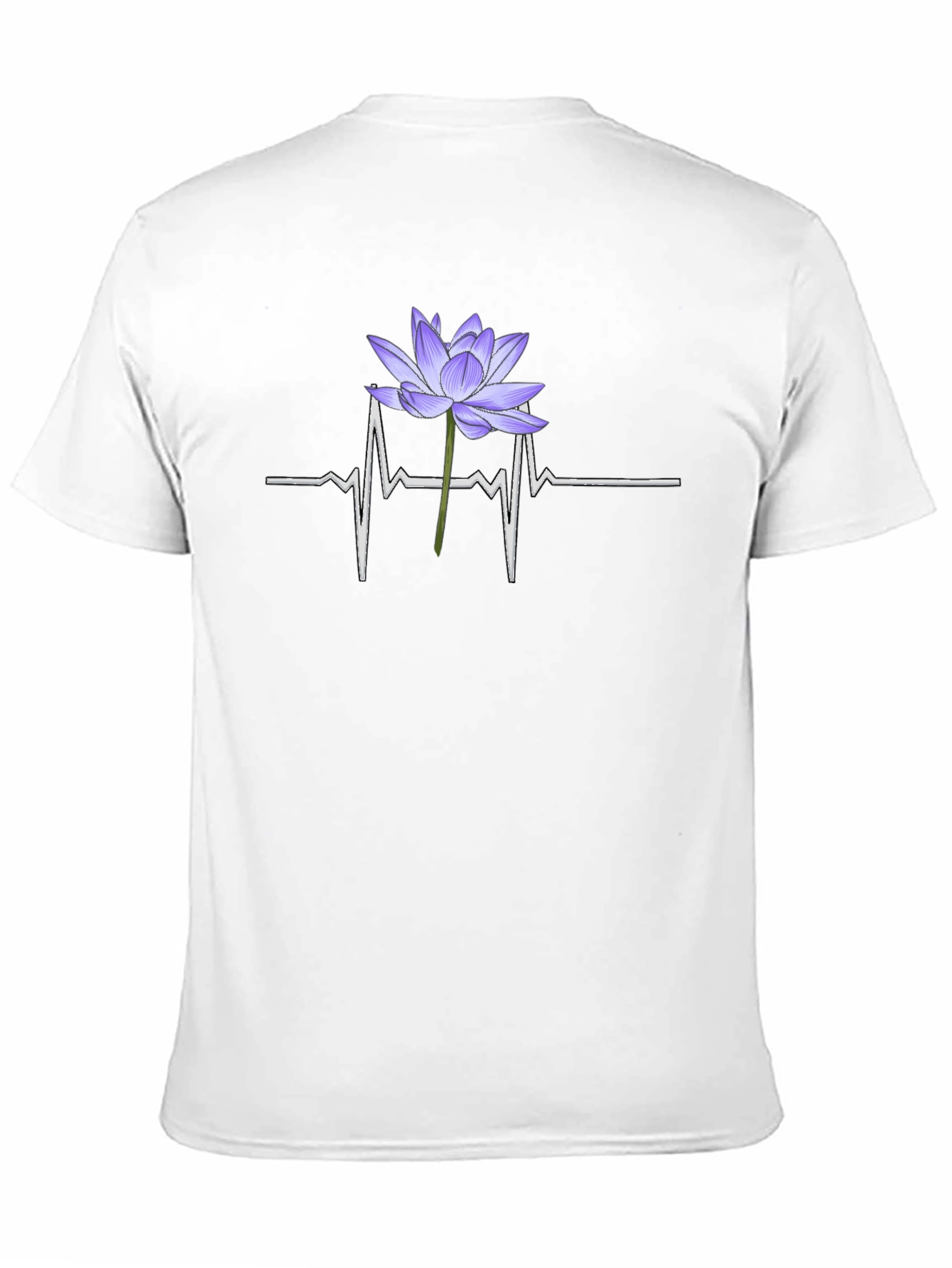 Lotus Heartbeat T-Shirt - Black