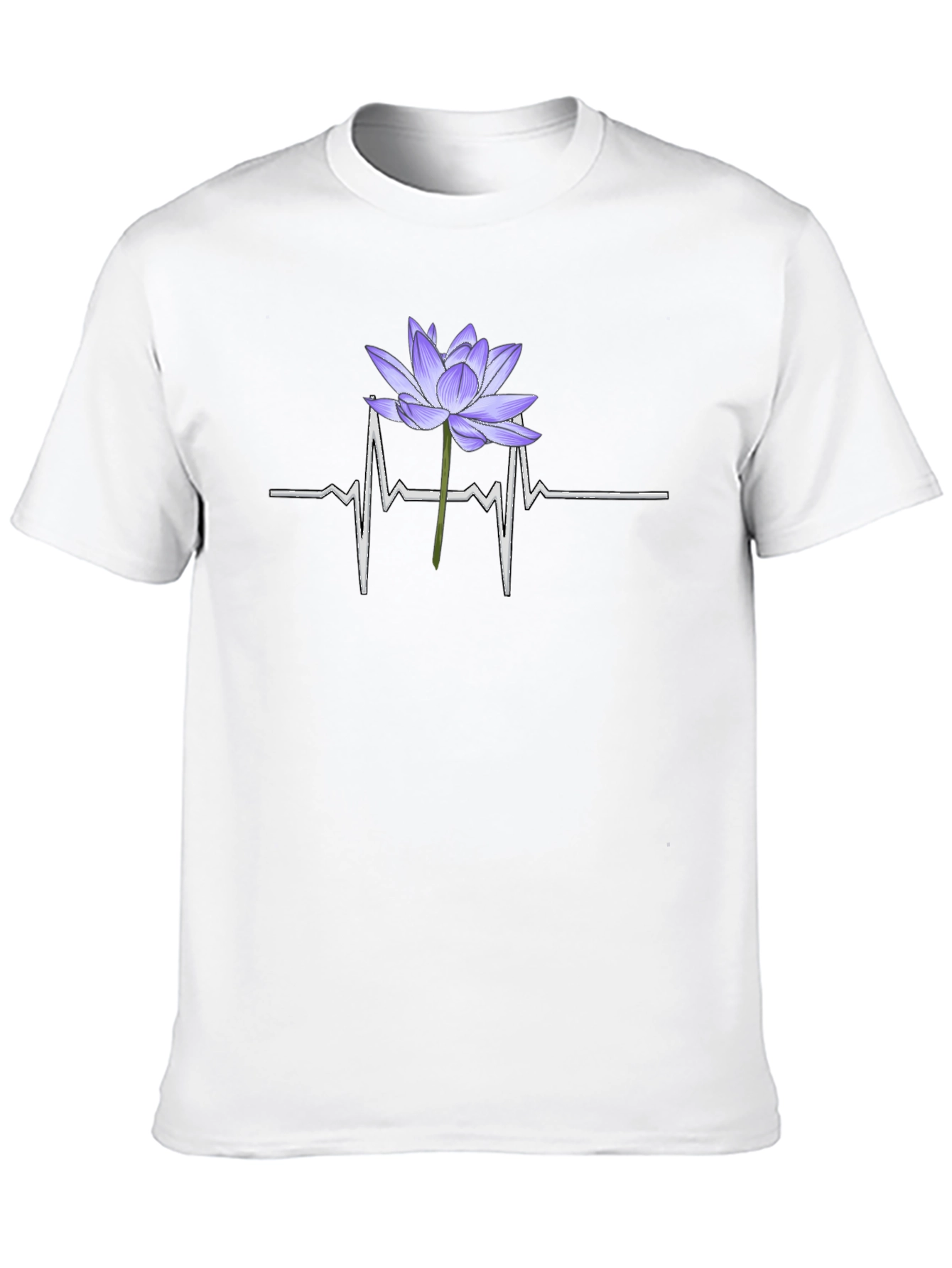 Lotus Heartbeat T-Shirt - Black
