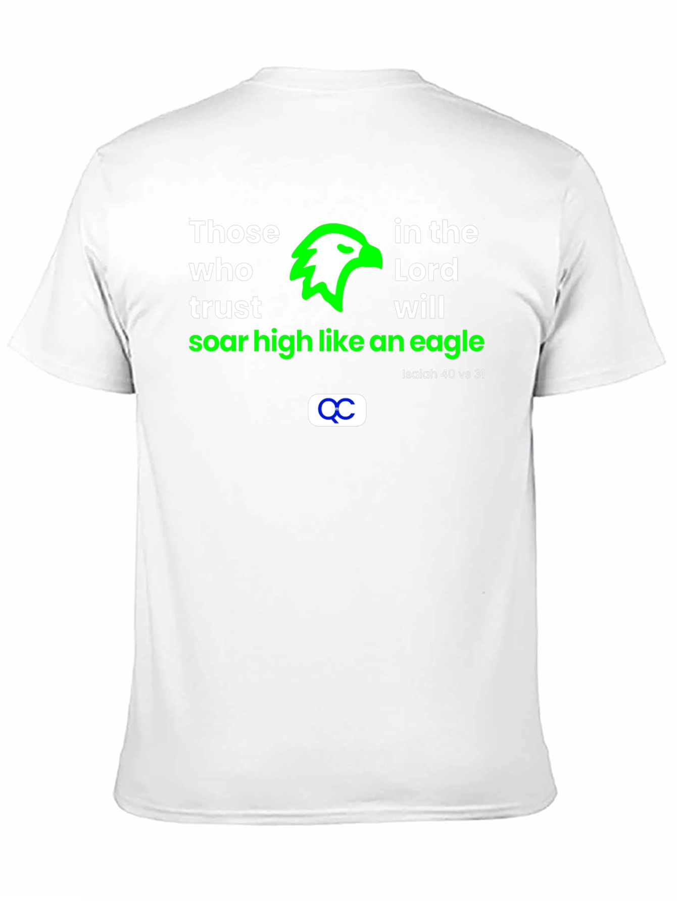 Faith Eagle T-Shirt: Isaiah 40:31 Christian Tee