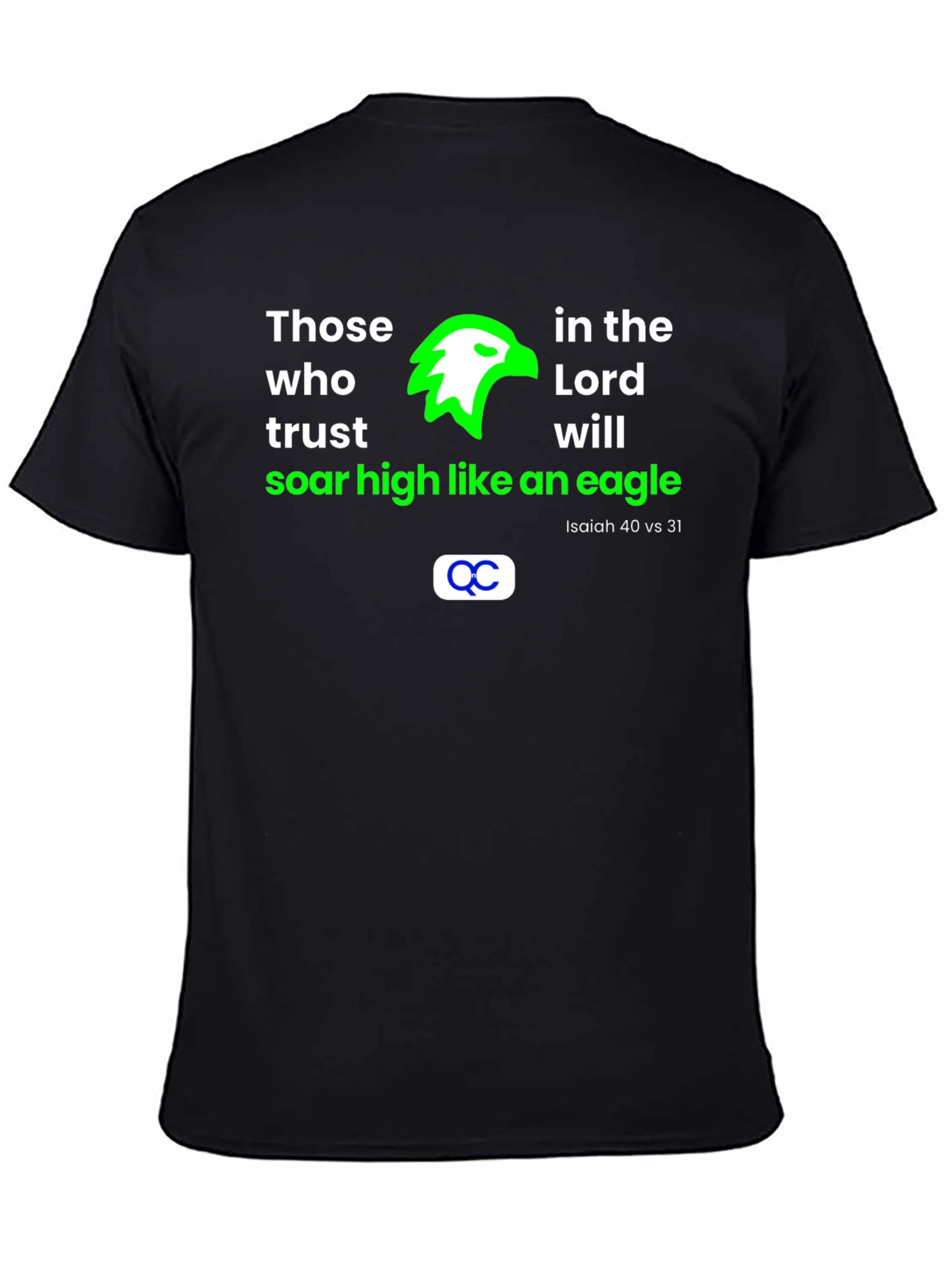Faith Eagle T-Shirt: Isaiah 40:31 Christian Tee