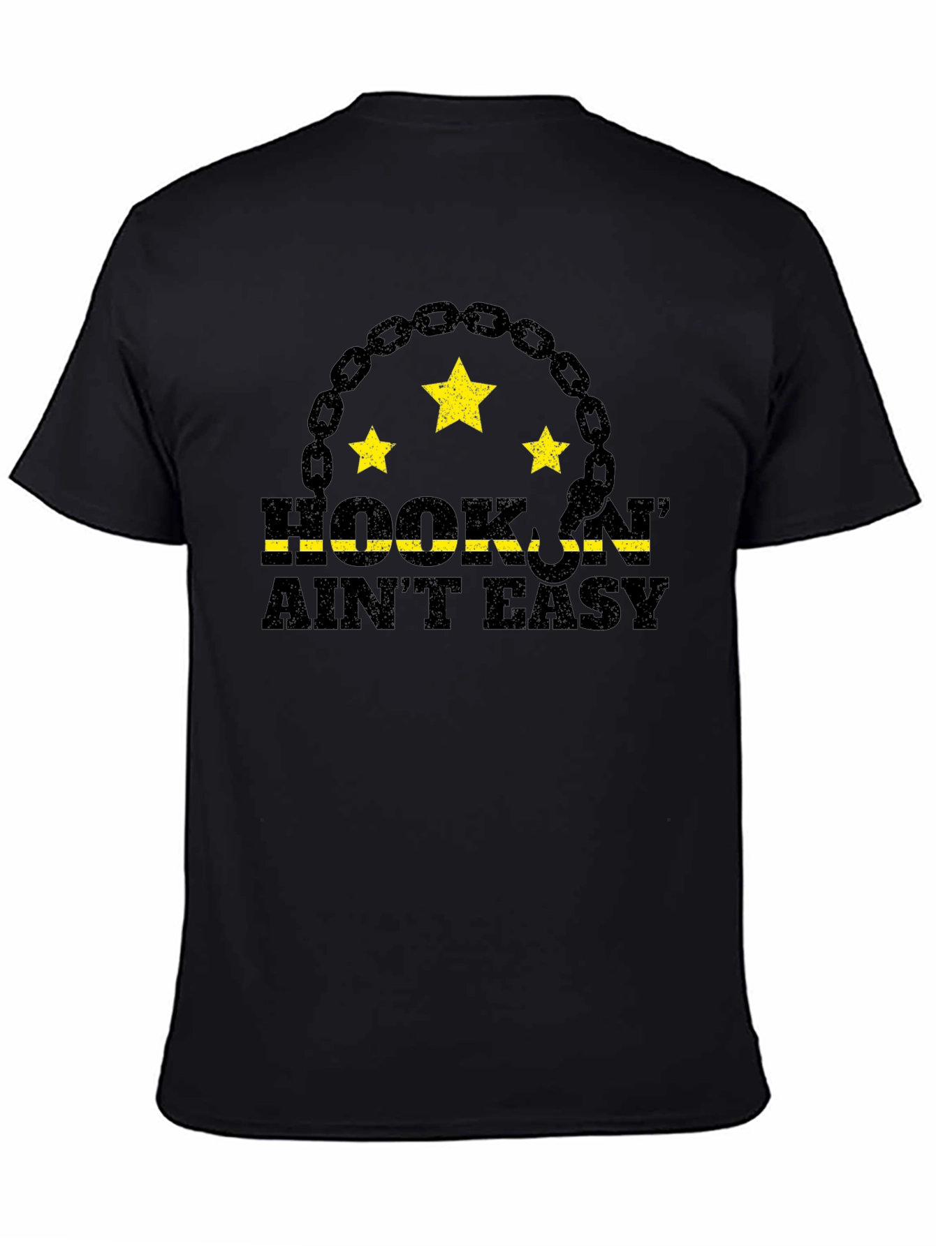 Hookin Aint Easy Black T-Shirt