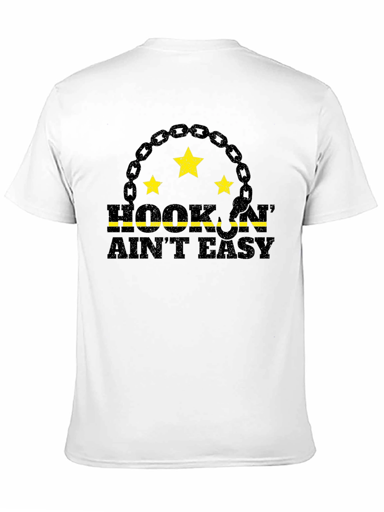 Hookin Aint Easy Black T-Shirt