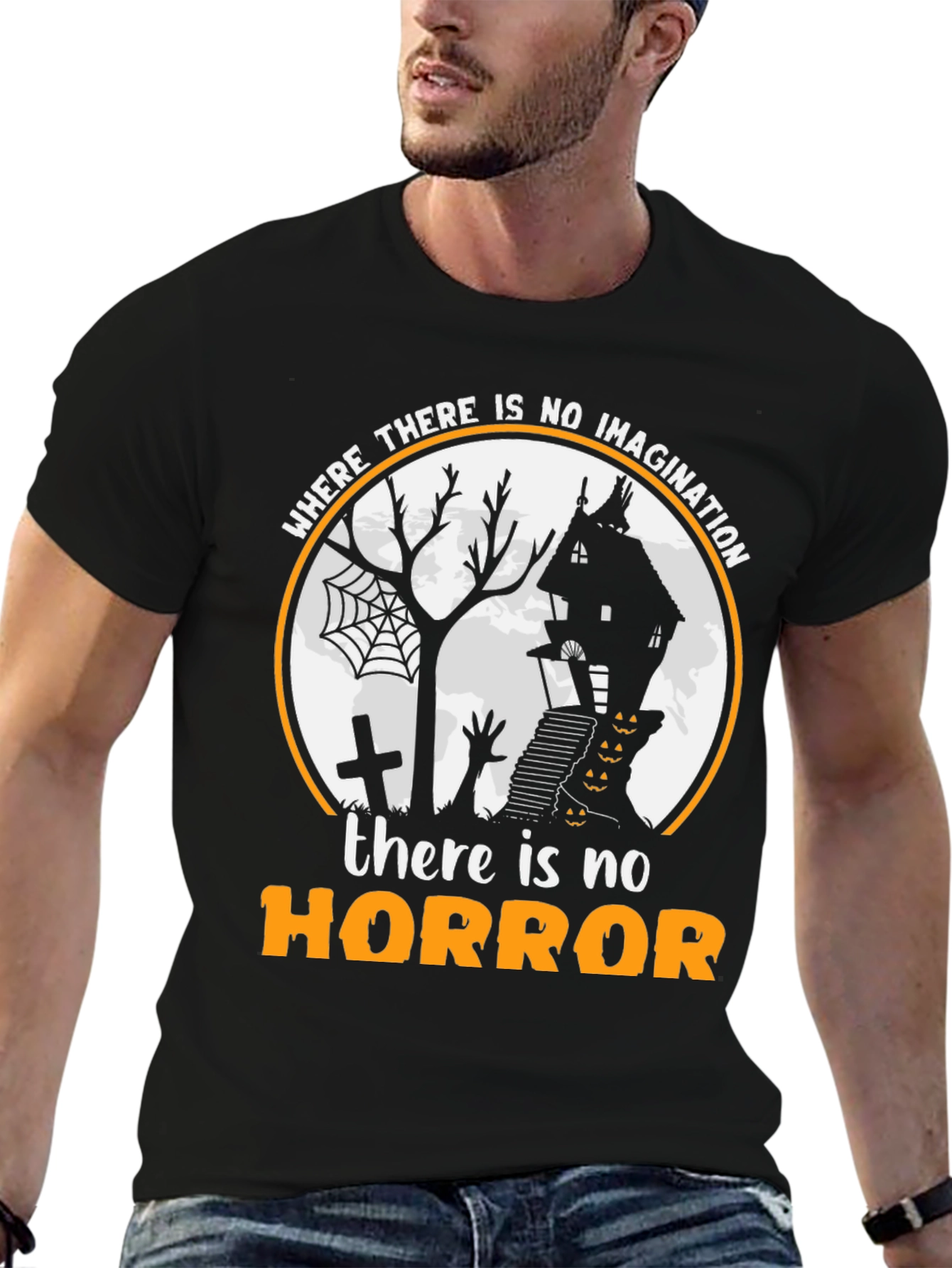 Halloween Horror T-Shirt: Imagination Needed!