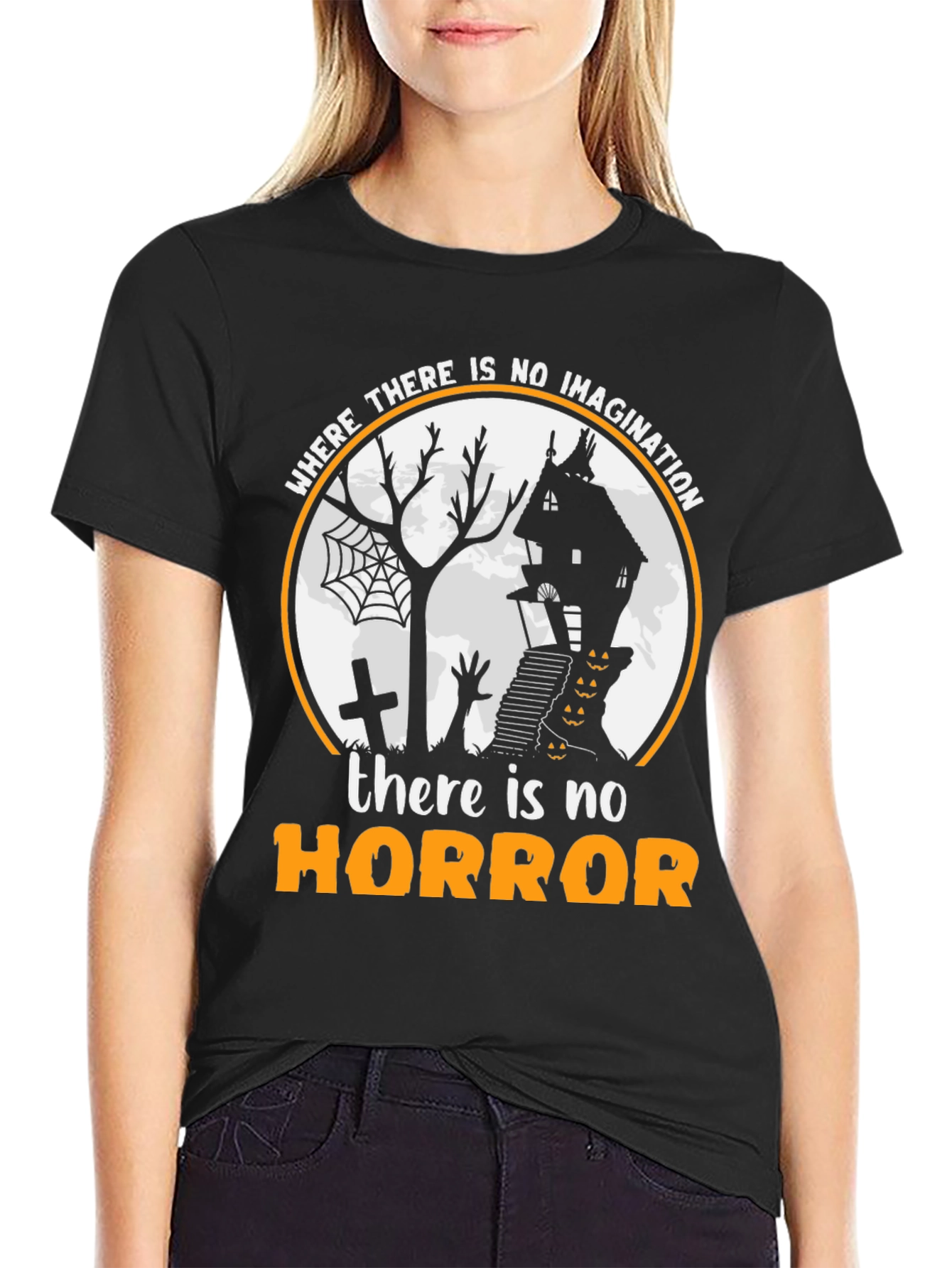 Halloween Horror T-Shirt: Imagination Needed!