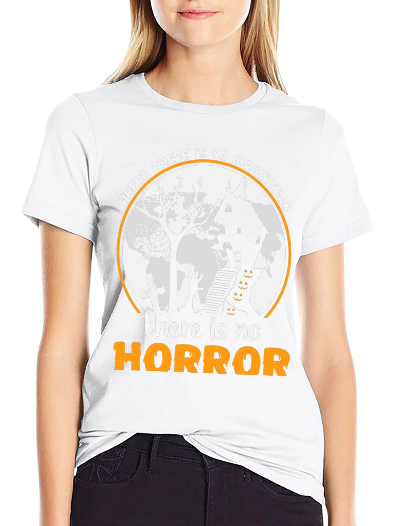 Halloween Horror T-Shirt: Imagination Needed!