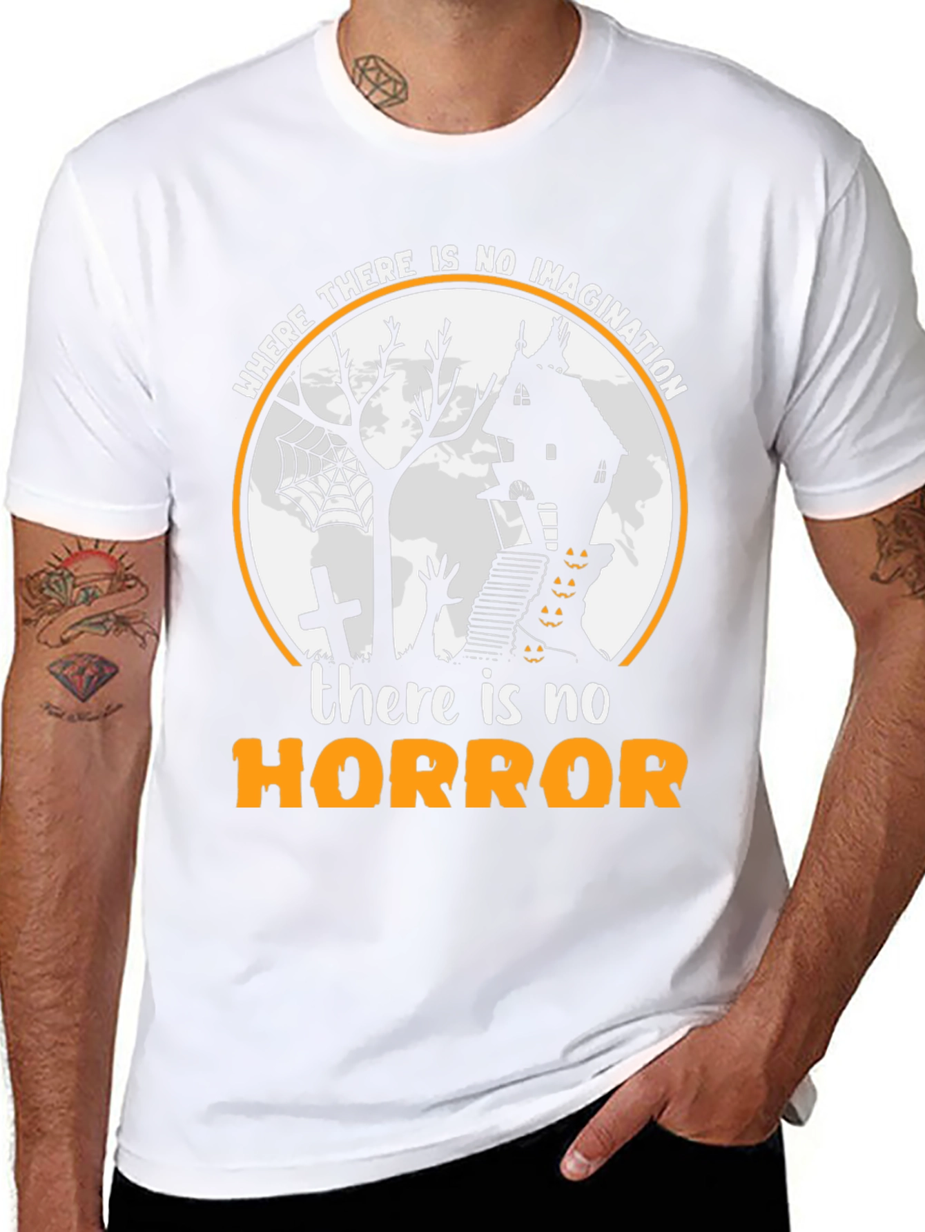 Halloween Horror T-Shirt: Imagination Needed!