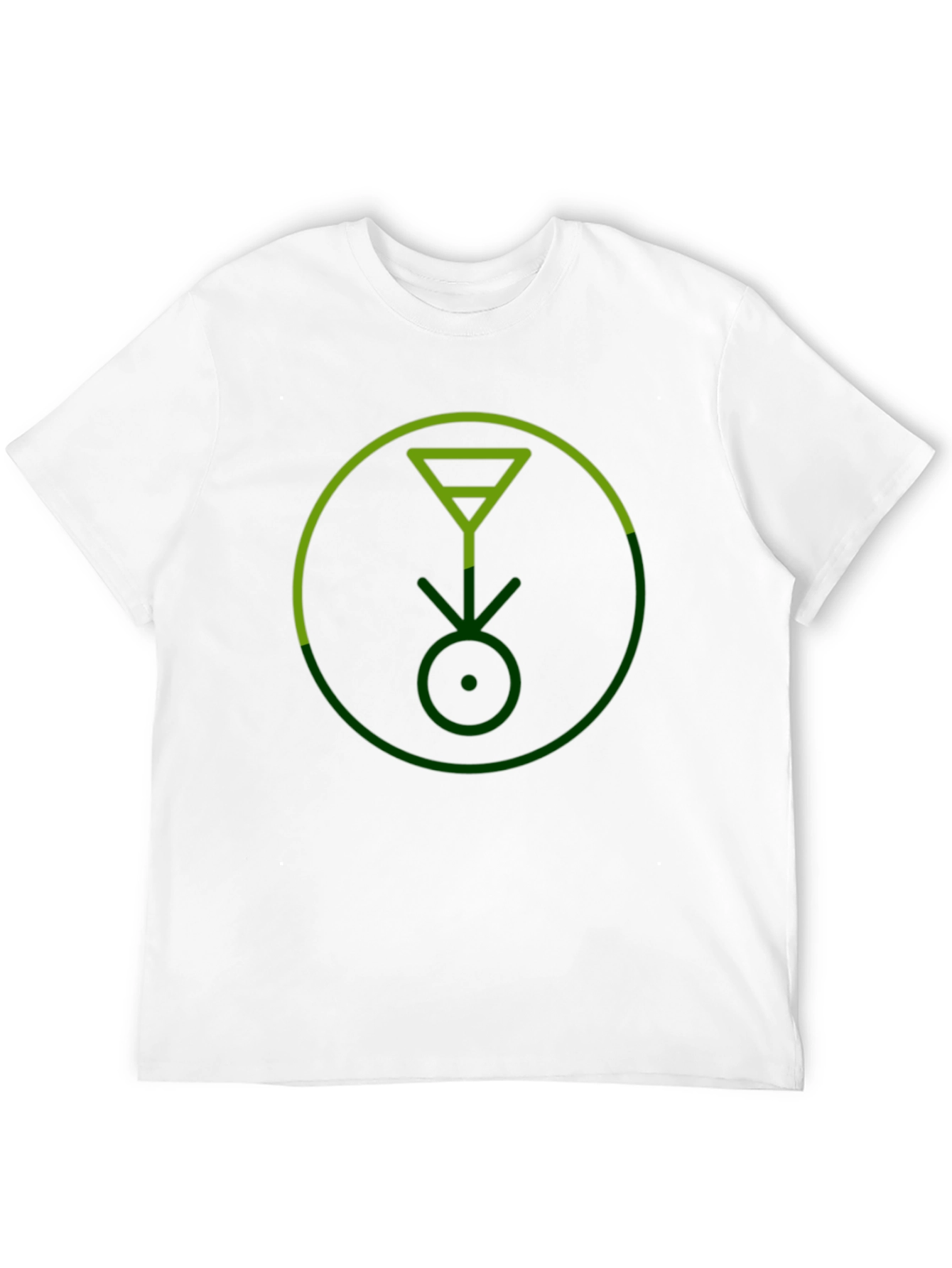 Symbol Graphic Black Cotton T-Shirt