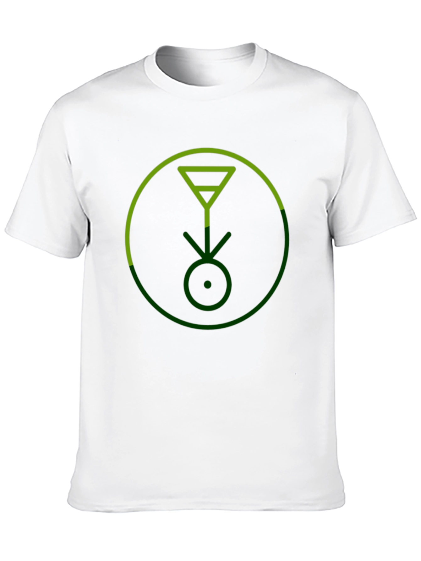 Symbol Graphic Black Cotton T-Shirt
