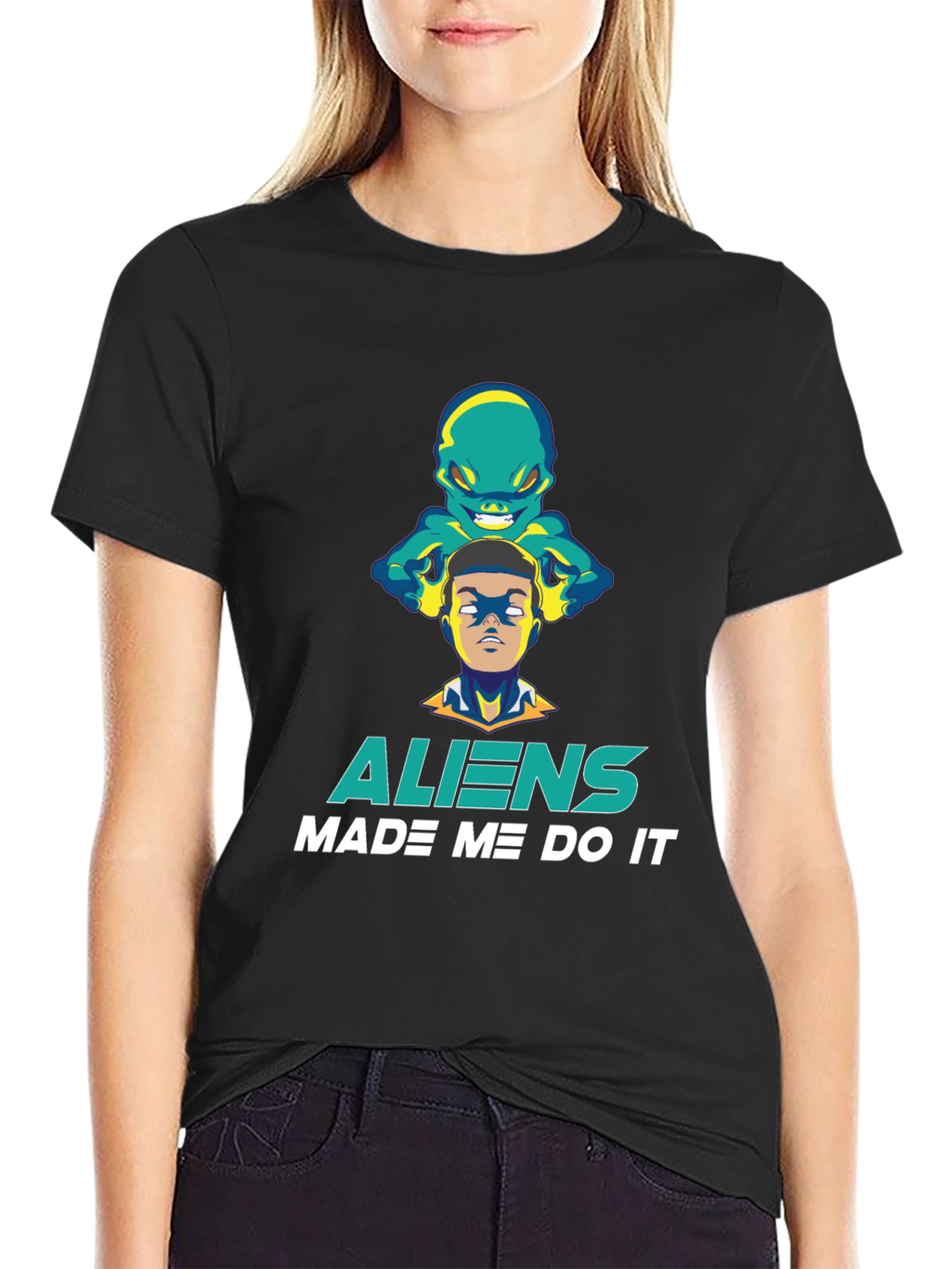 Aliens Made Me Do It Graphic Tee