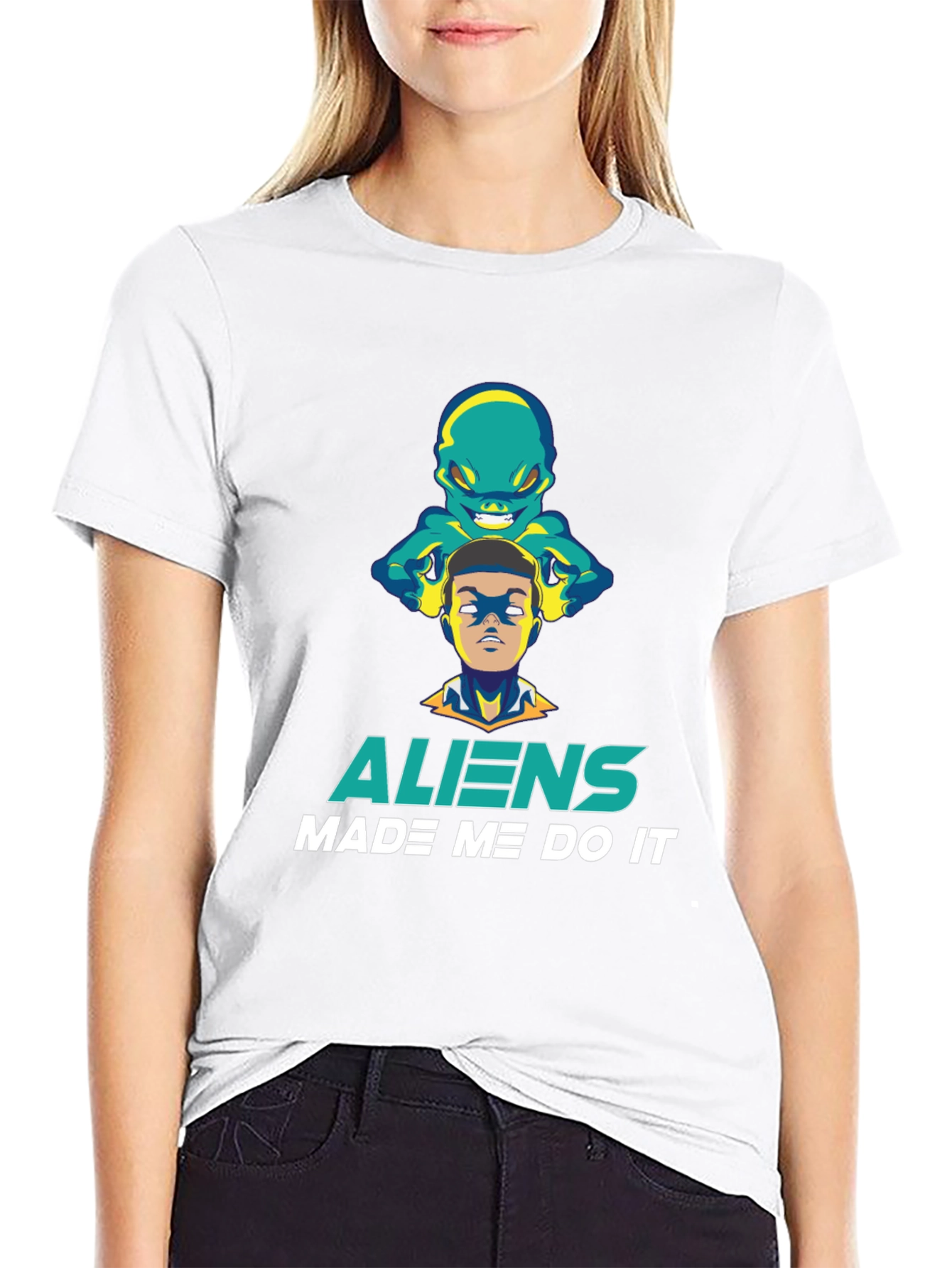 Aliens Made Me Do It Graphic Tee