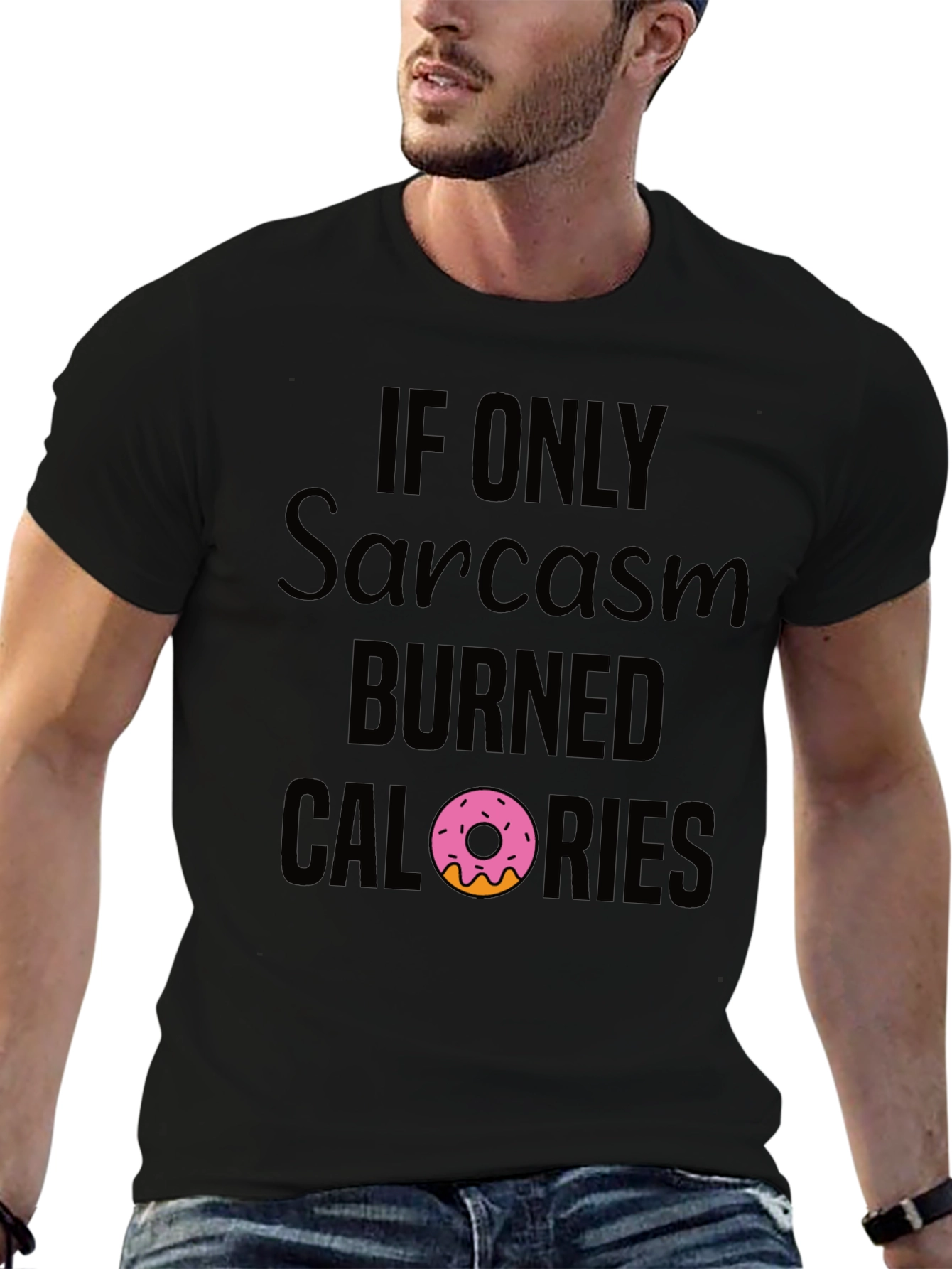 Sarcasm Burns Calories Graphic T-Shirt