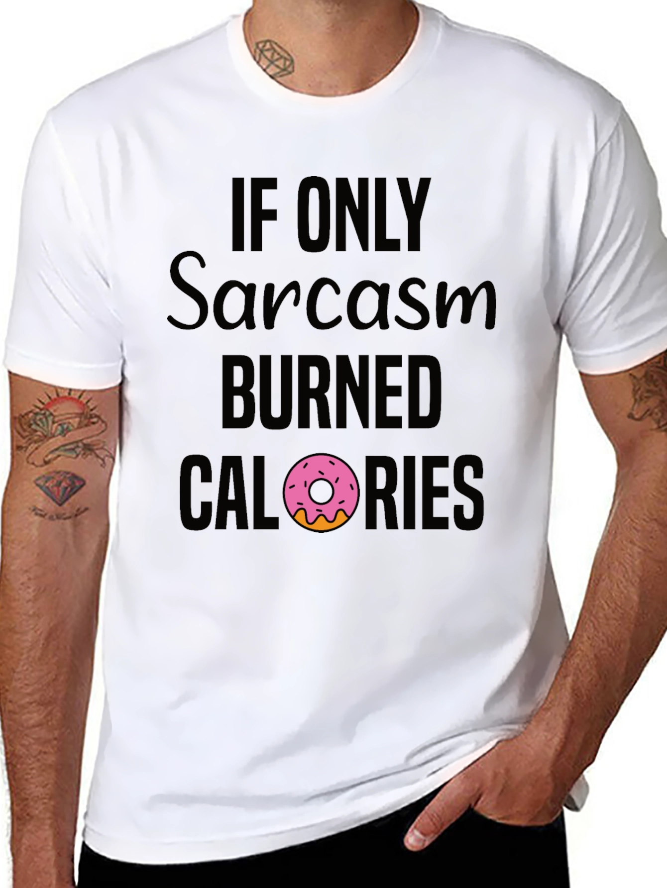 Sarcasm Burns Calories Graphic T-Shirt