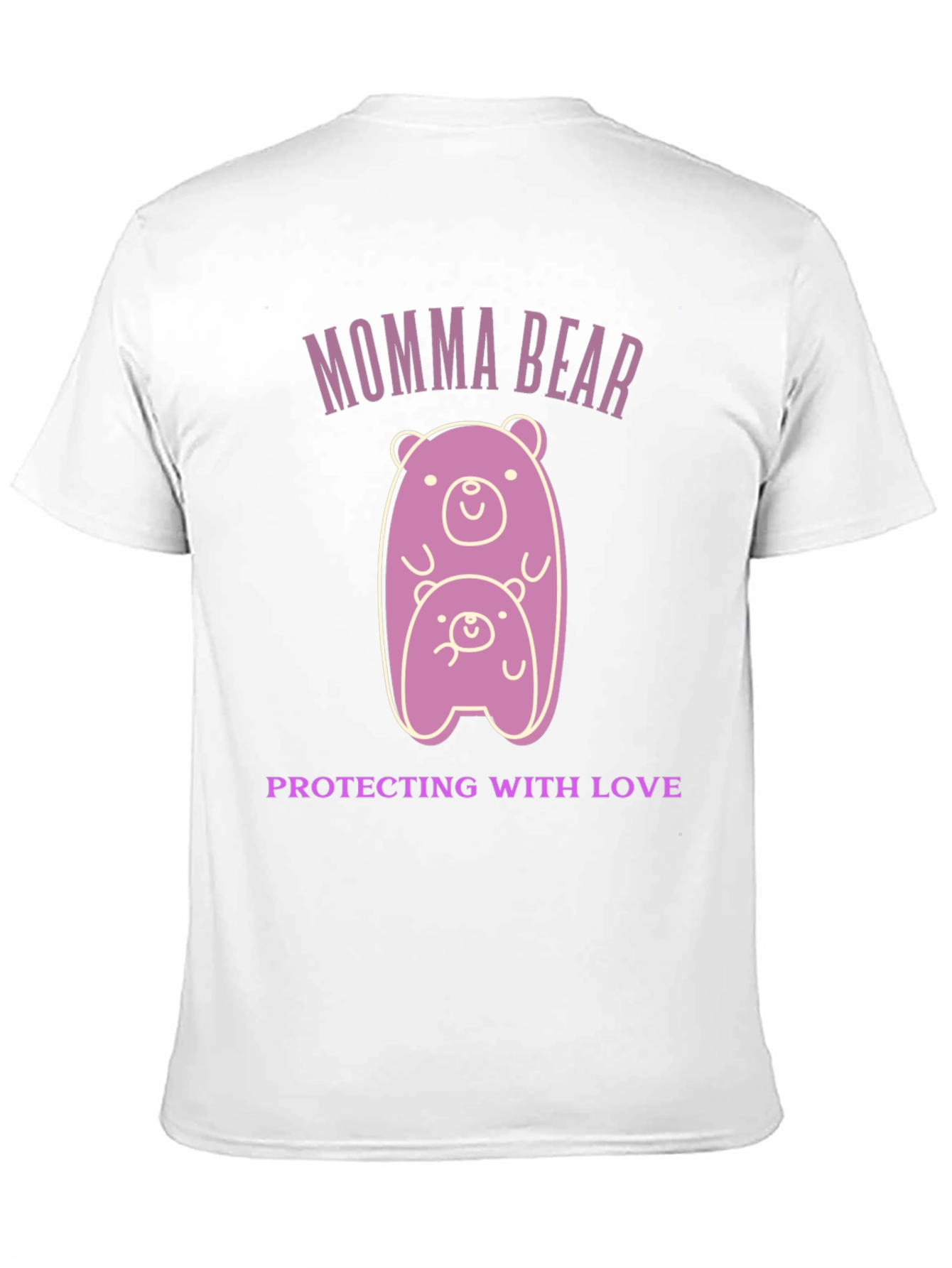 Momma Bear Protecting With Love Graphic T-Shirt