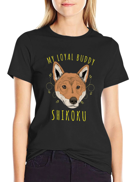 Shikoku Dog T-Shirt - My Loyal Buddy
