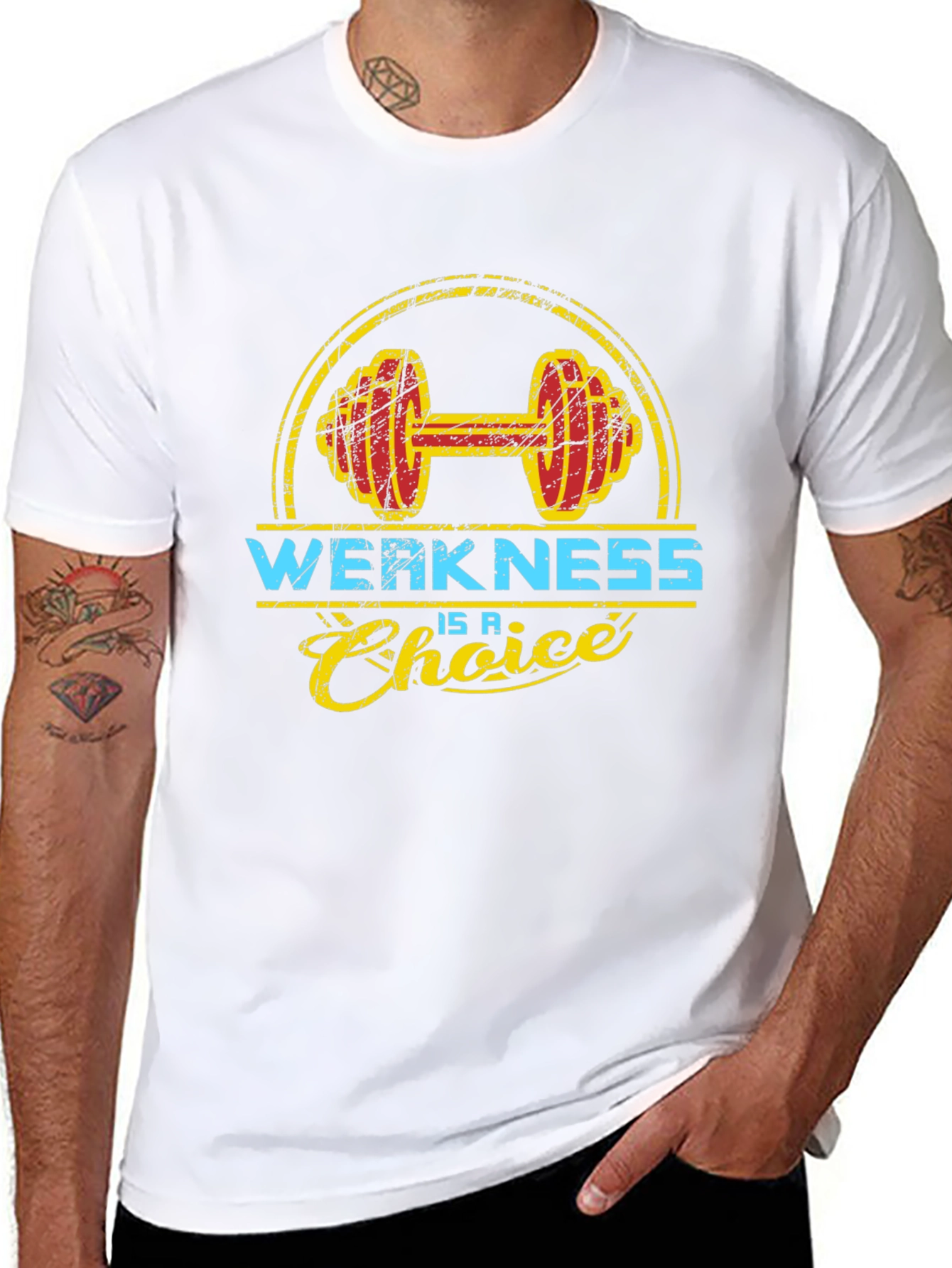 Weakness is a Choice Gym T-Shirt