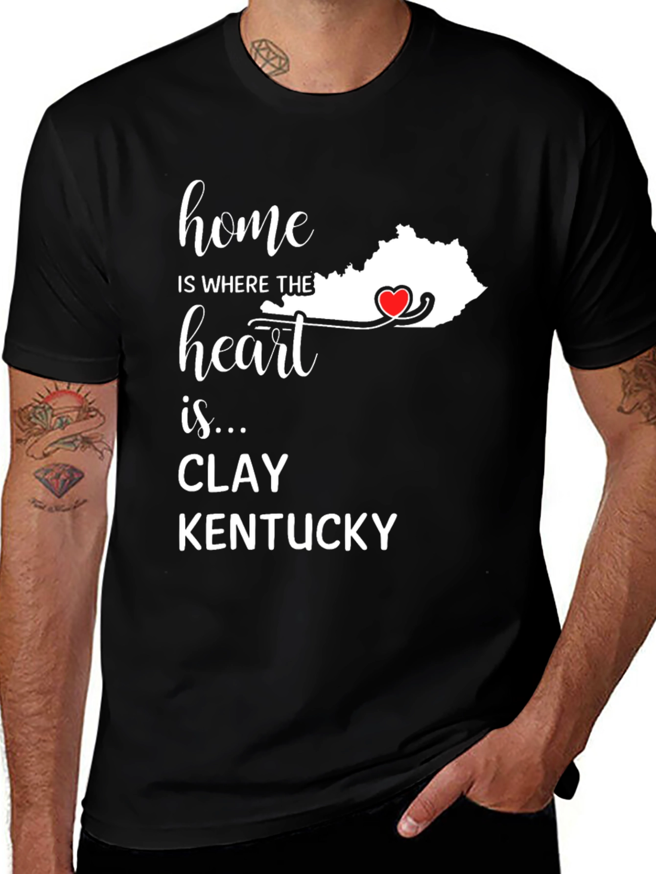 Home is Where the Heart is Kentucky T-Shirt