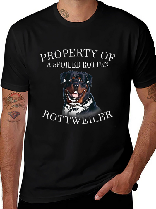 Spoiled Rotten Rottweiler Graphic T-Shirt