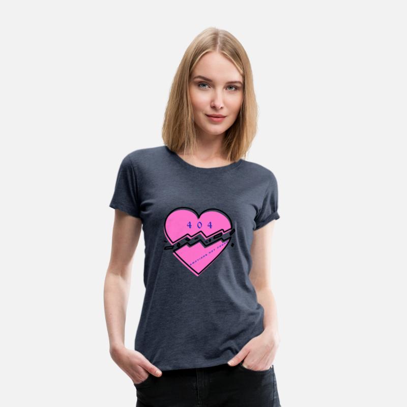 404 Broken Heart Unisex Cotton Tee, Trendy Graphic