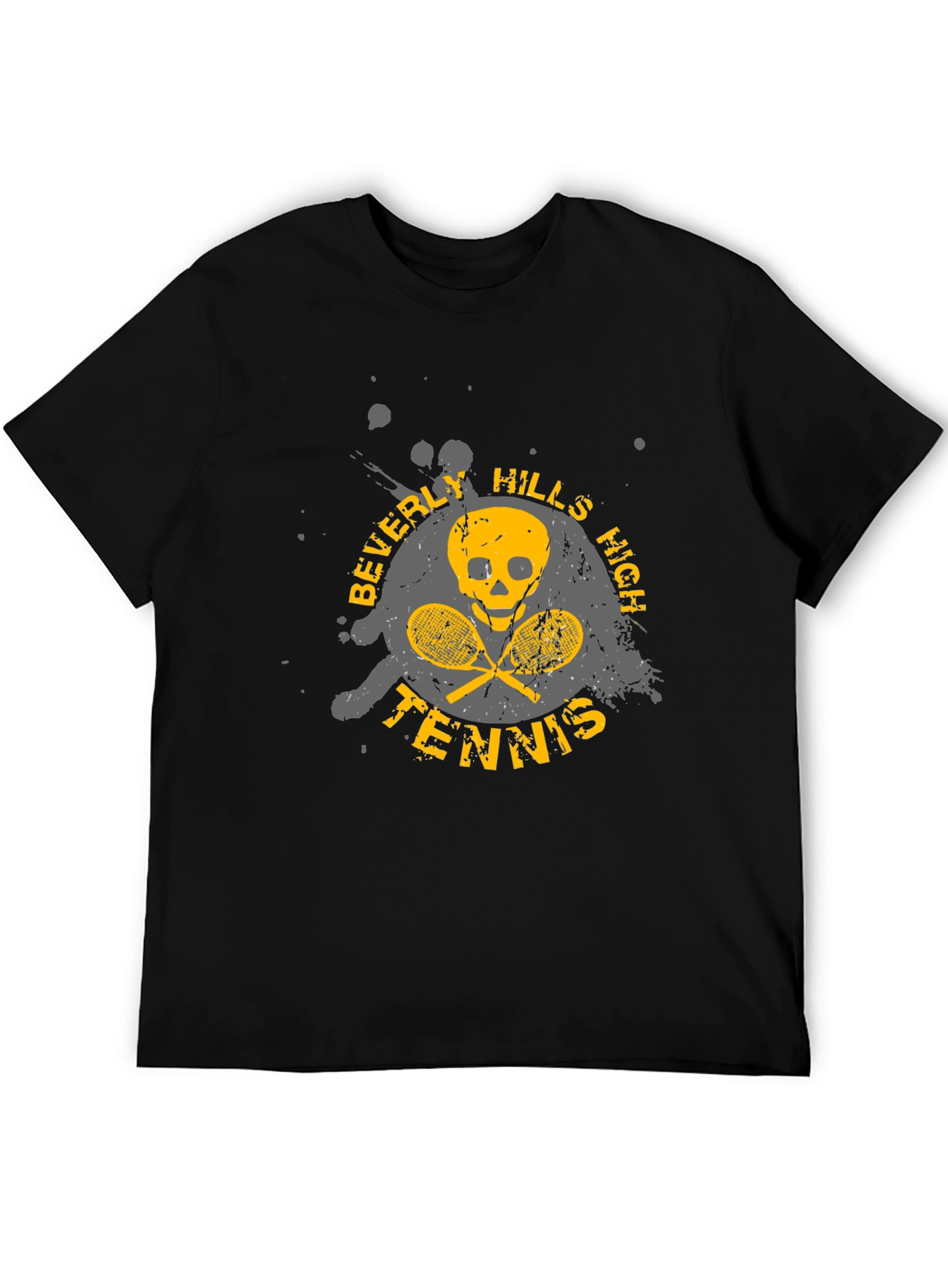 Beverly Hills High Tennis Skull Graphic Tee