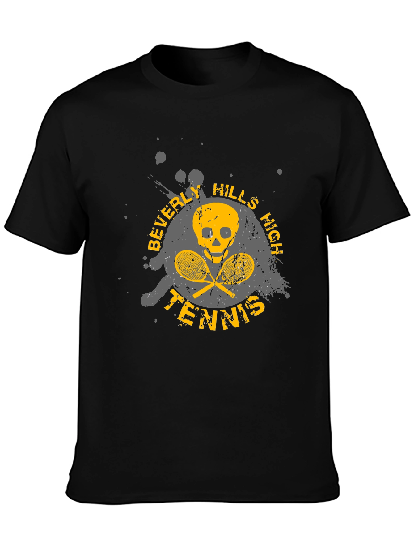 Beverly Hills High Tennis Skull Graphic Tee