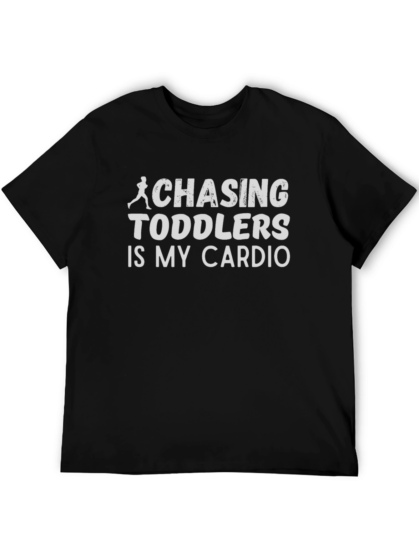 Chasing Toddlers is My Cardio Funny Graphic Tee