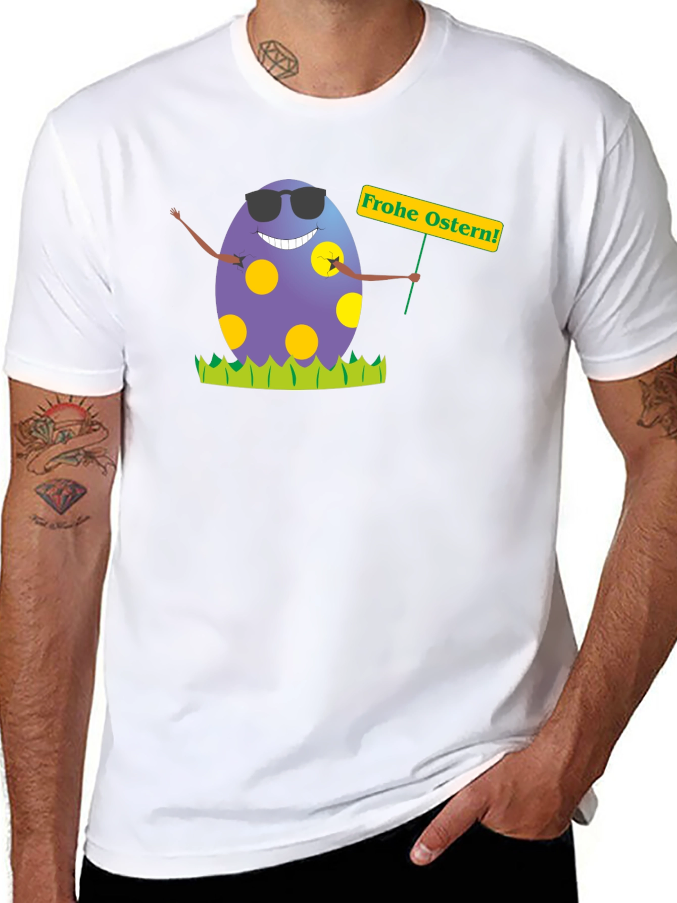 Happy Easter Egg Graphic T-Shirt