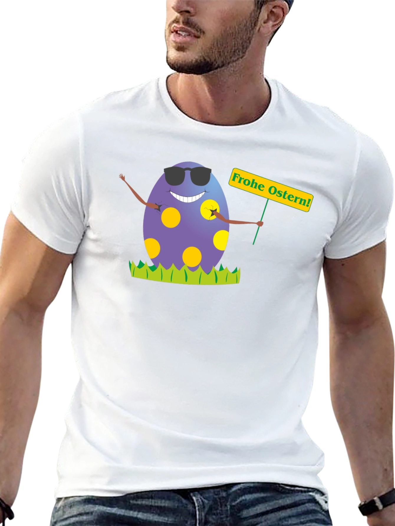 Happy Easter Egg Graphic T-Shirt