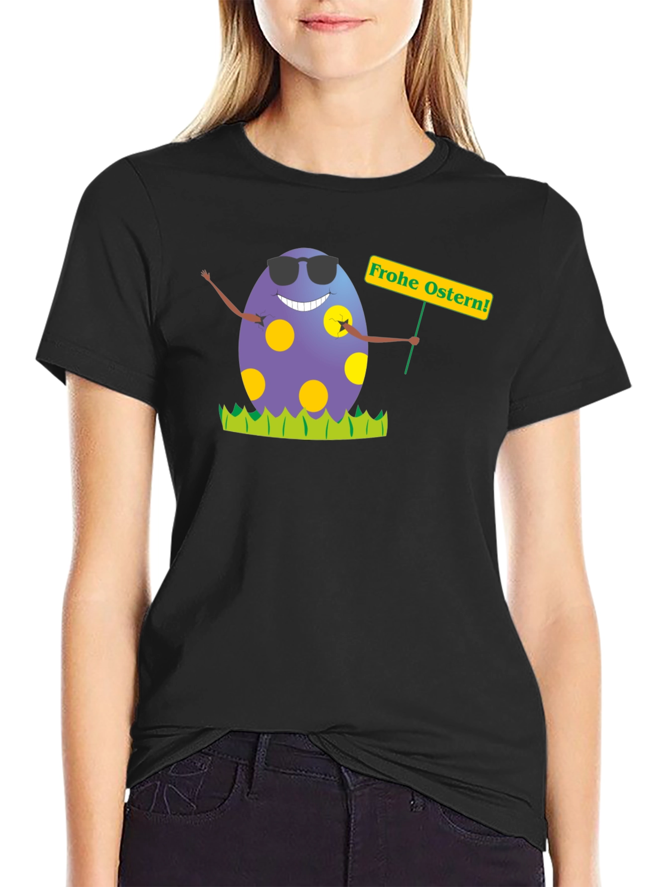 Happy Easter Egg Graphic T-Shirt