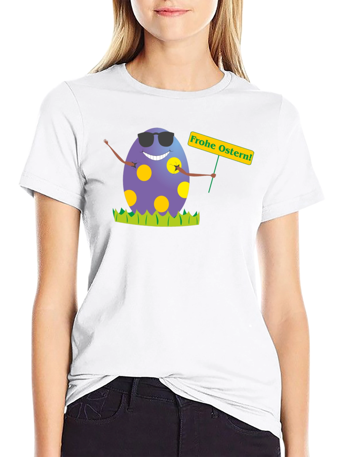Happy Easter Egg Graphic T-Shirt