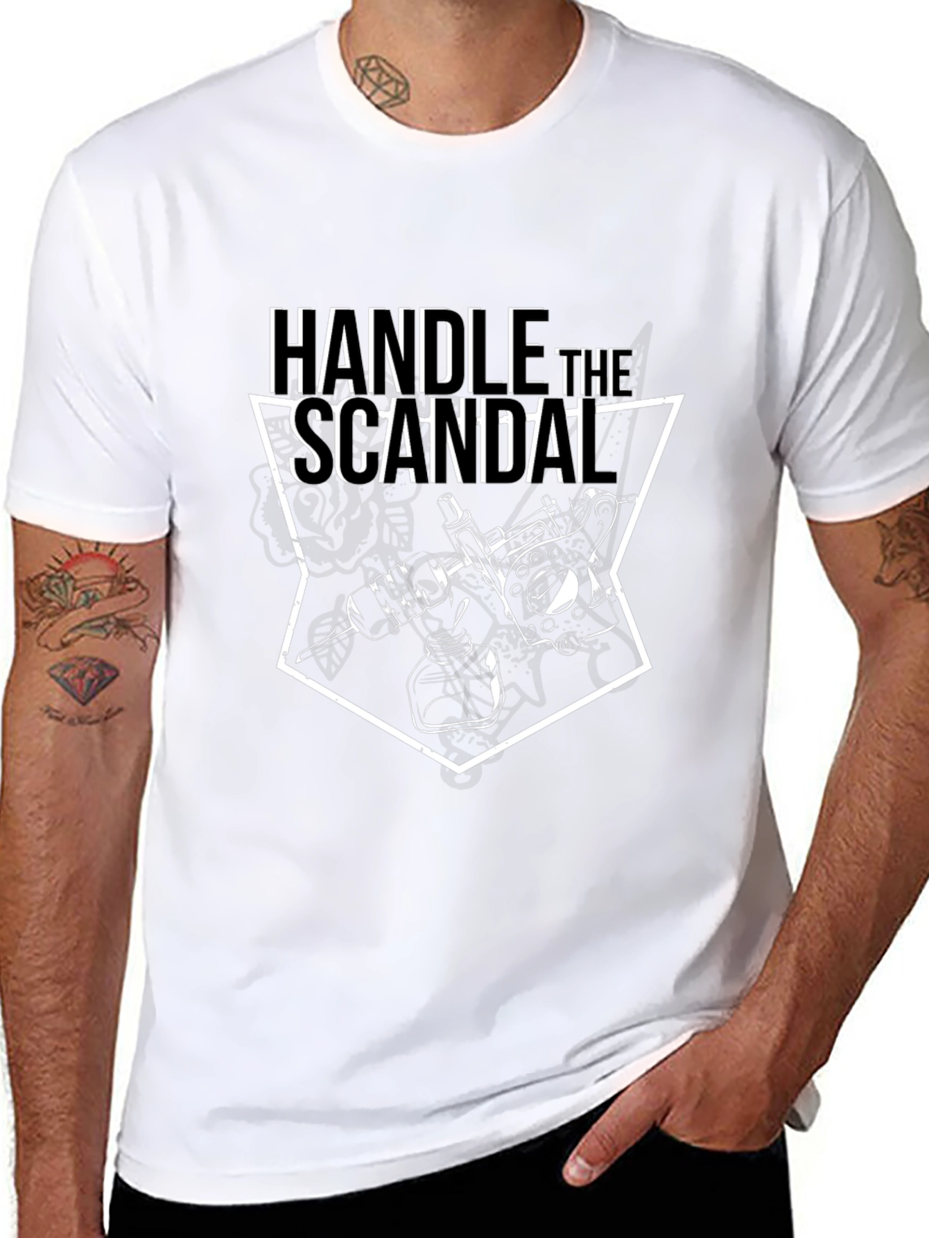 Handle the Scandal Tattoo T-Shirt