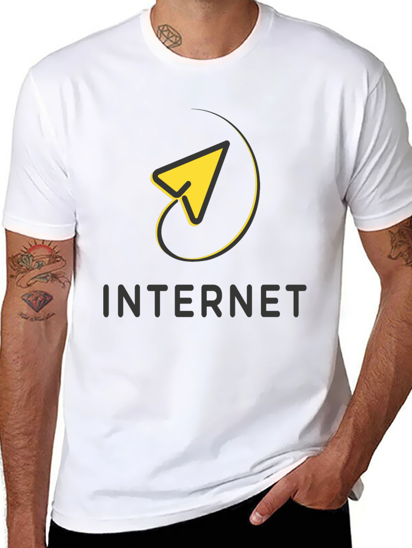 Internet Paper Plane Tee - Send It!