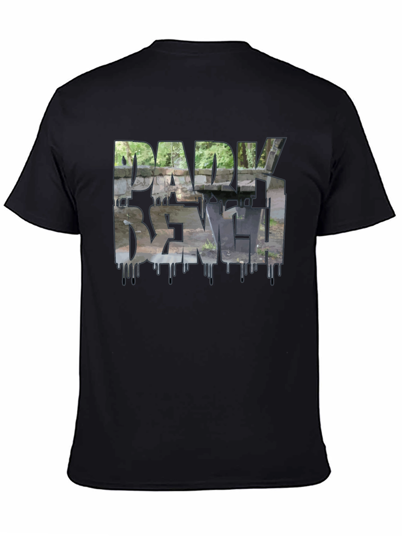 Daddy Bench Black Graphic Tee