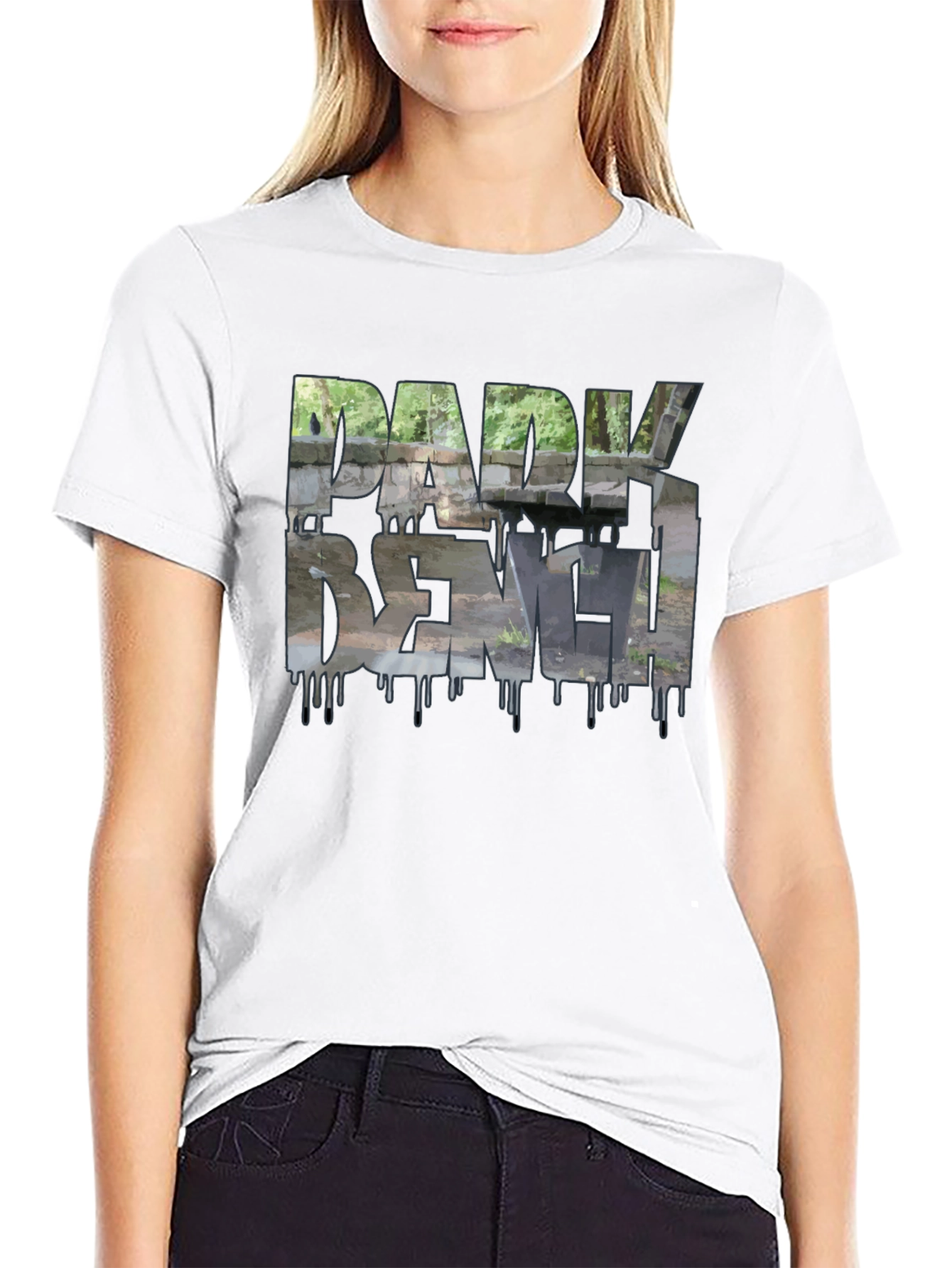 Daddy Bench Black Graphic Tee