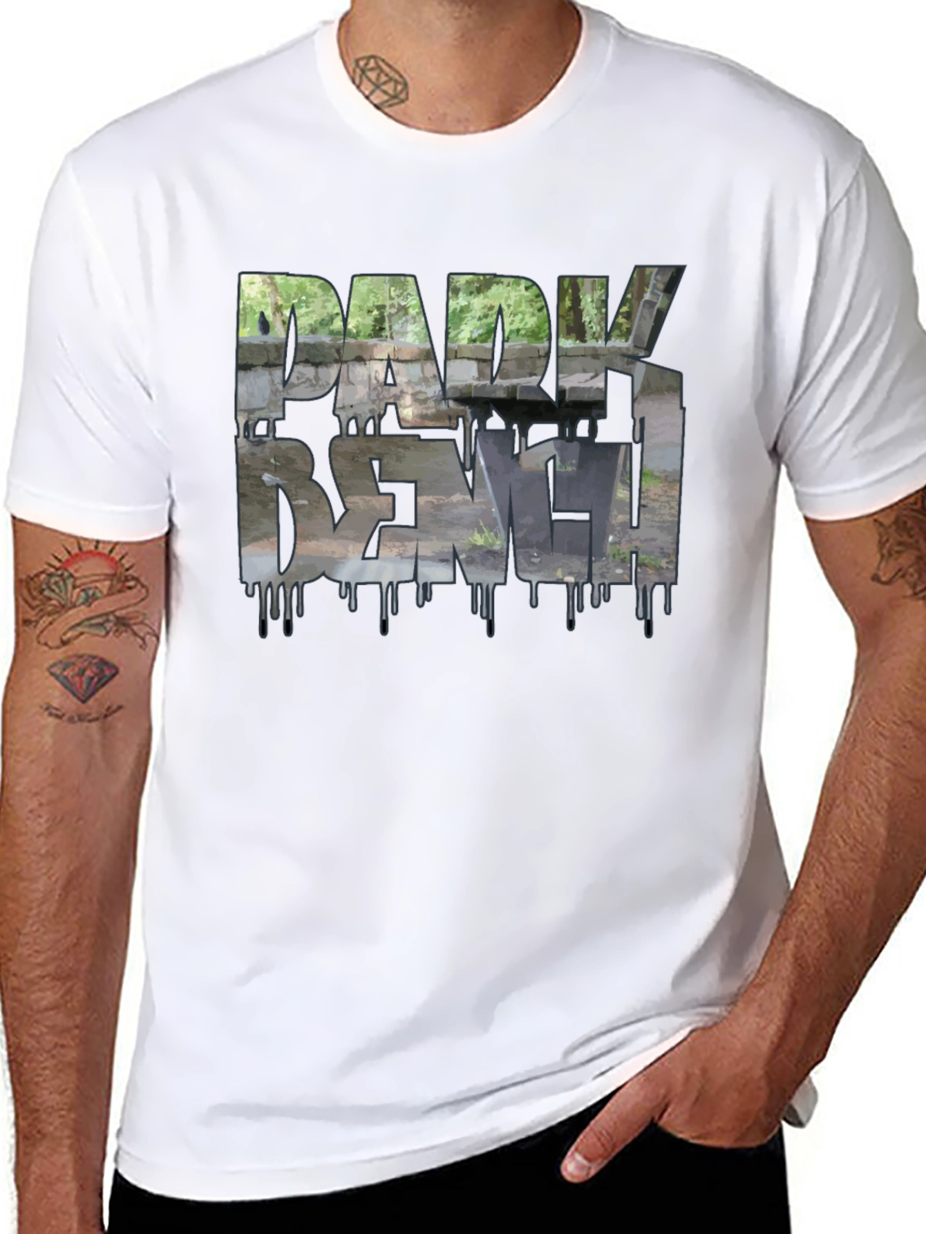 Daddy Bench Black Graphic Tee