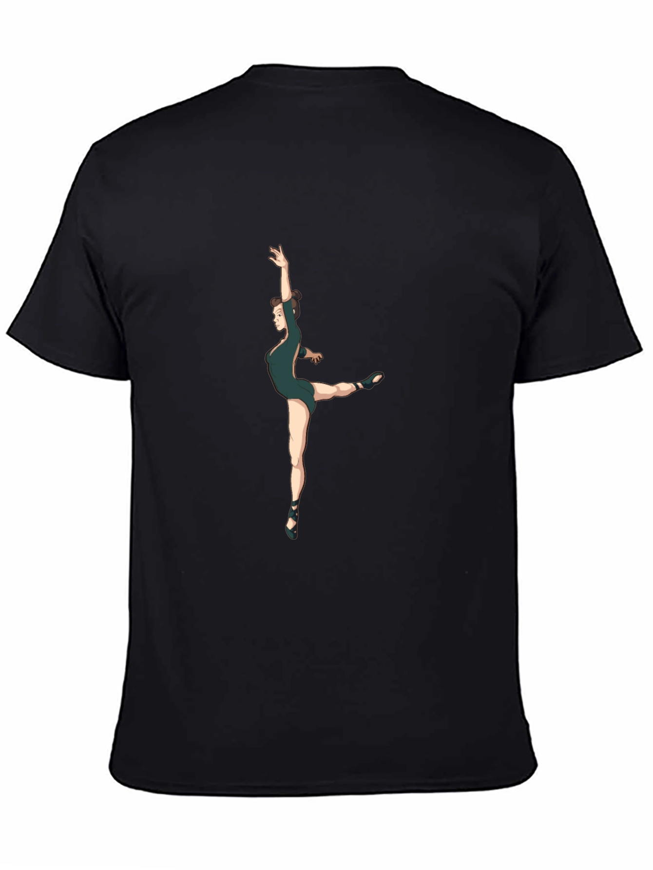 Ballet Dancer Graphic Black T-Shirt